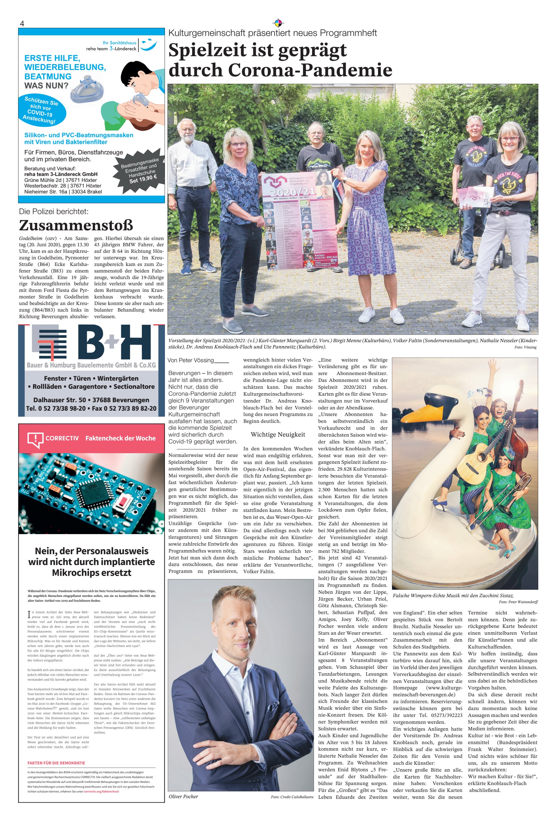 Spielzeit geprägt durch