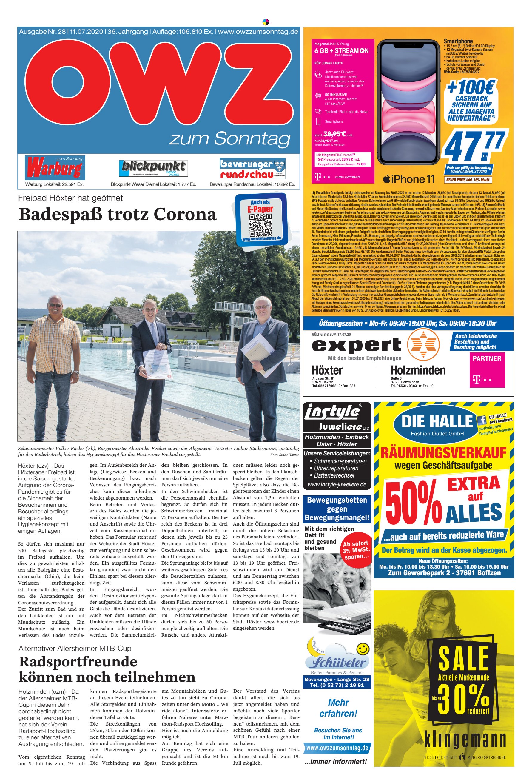 Badespa&szlig; trotz Corona