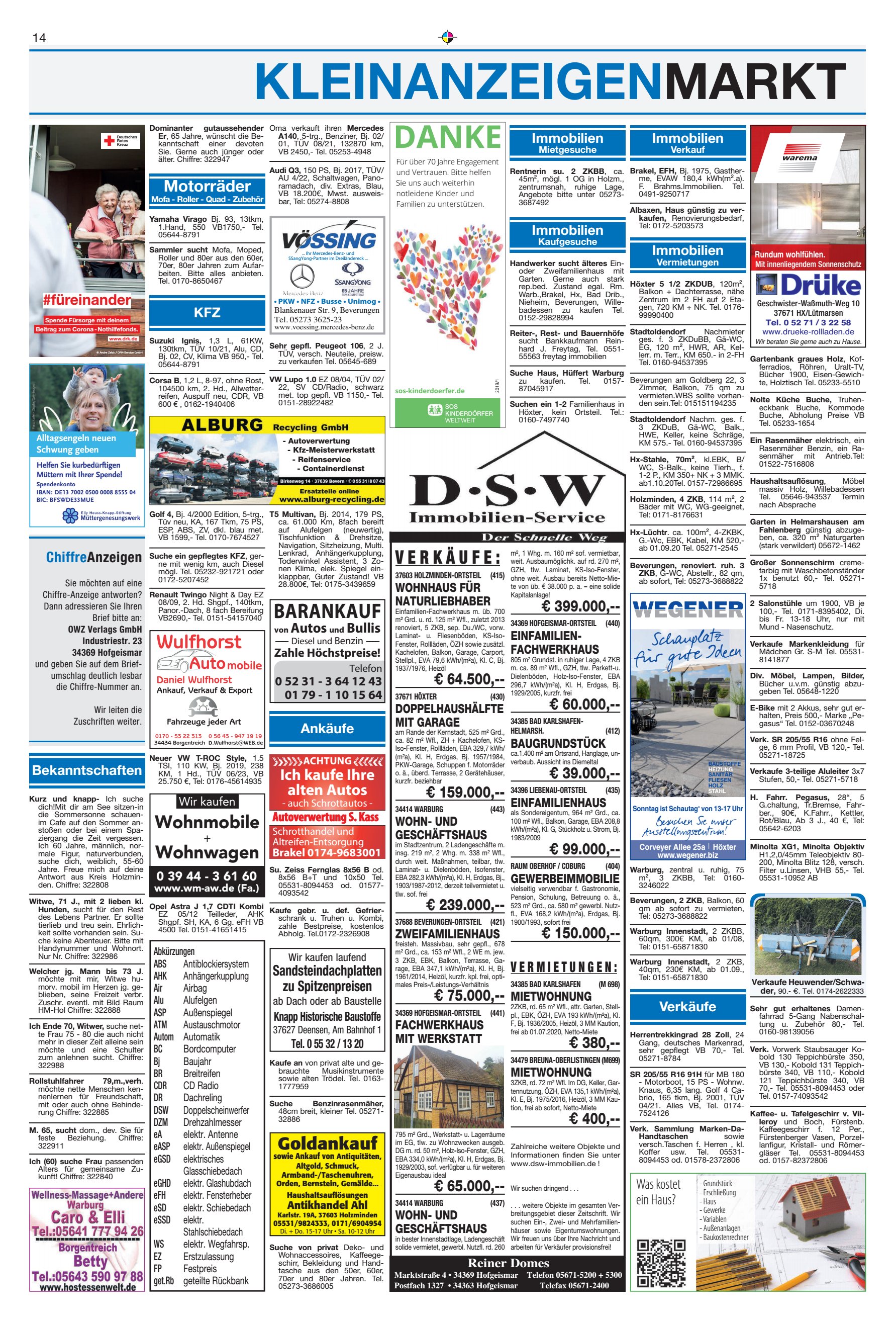 DANKE BARANKAUF Goldankauf