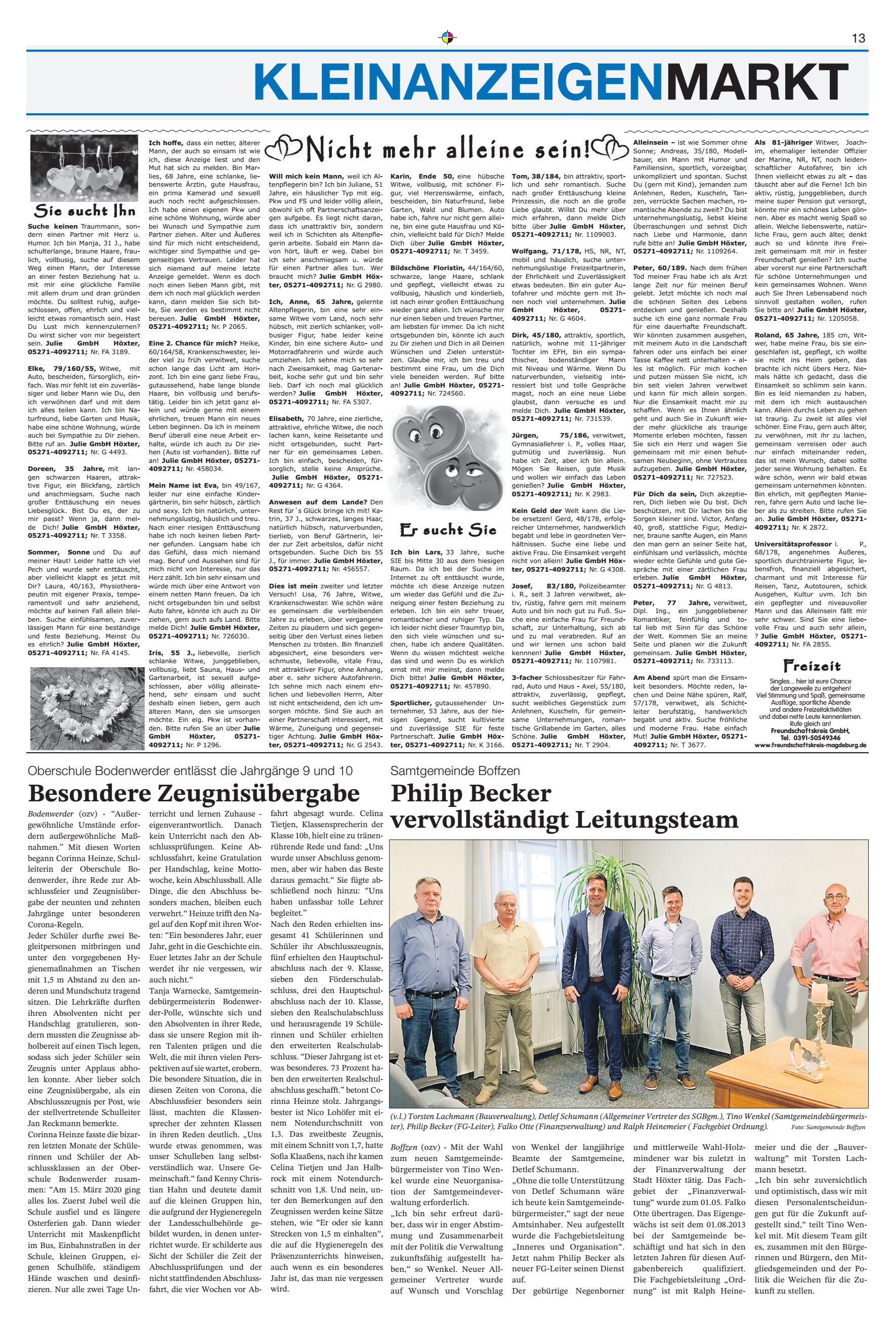 Philip Becker vervollständigt