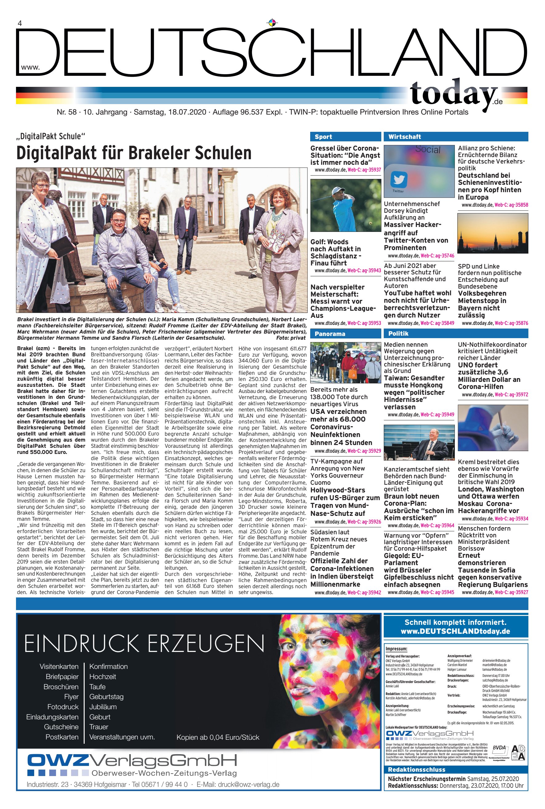 EINDRUCK ERZEUGEN Schnell