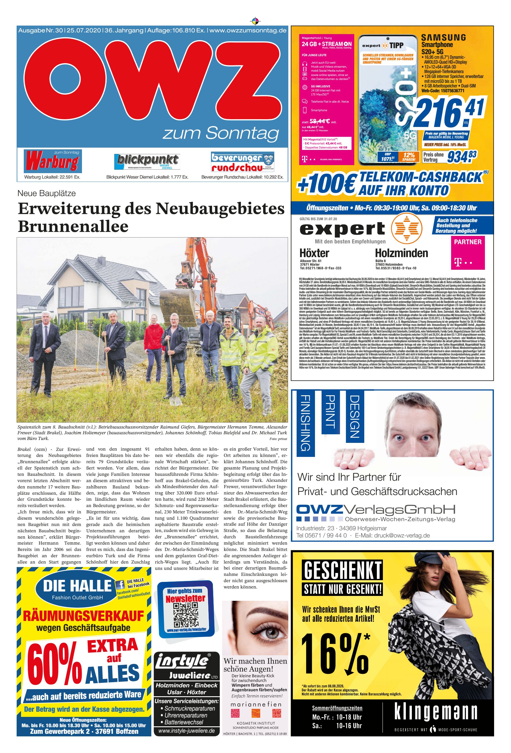 Erweiterung Neubaugebietes Brunnenallee