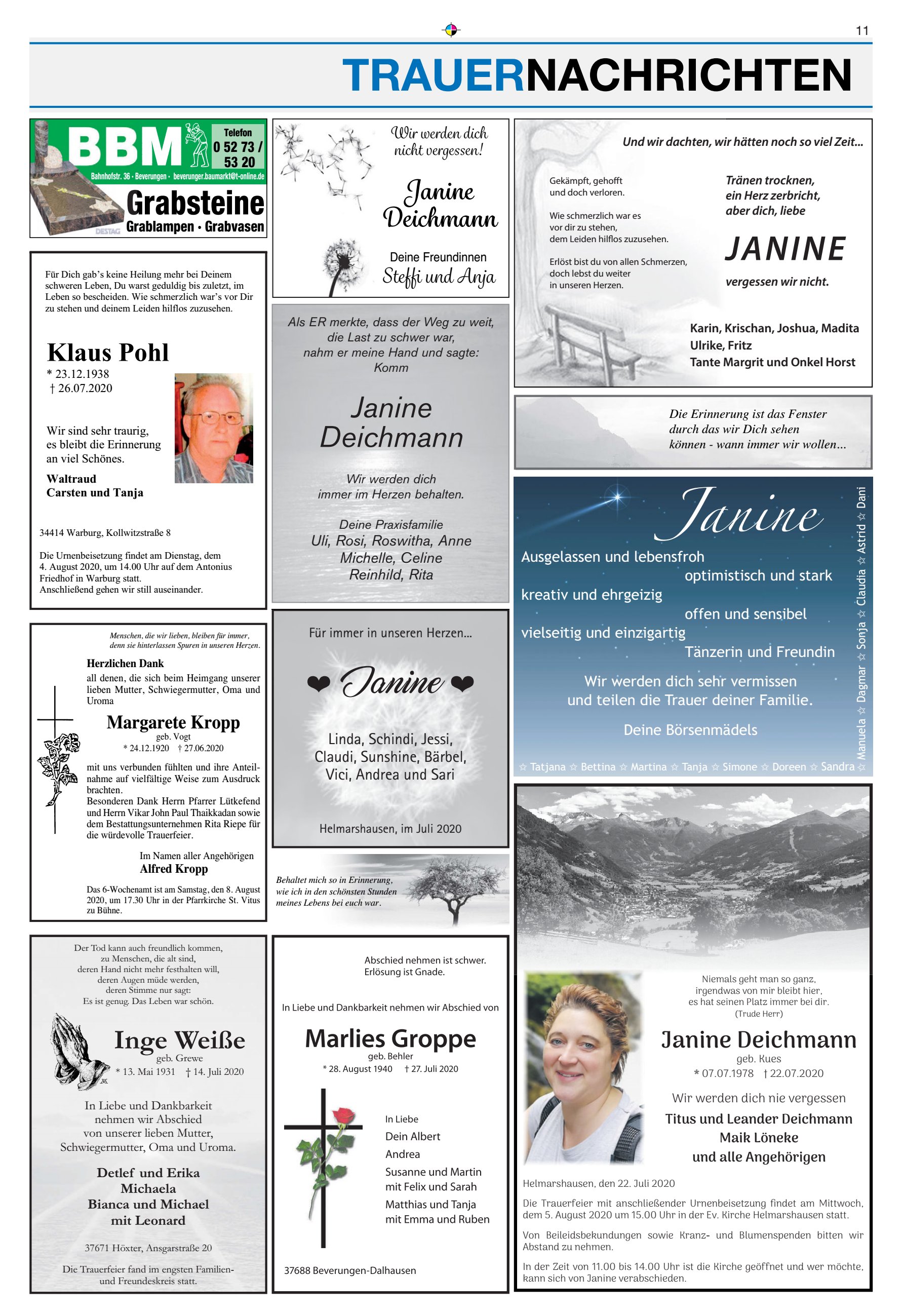 Inge Wei&szlig;e Janine