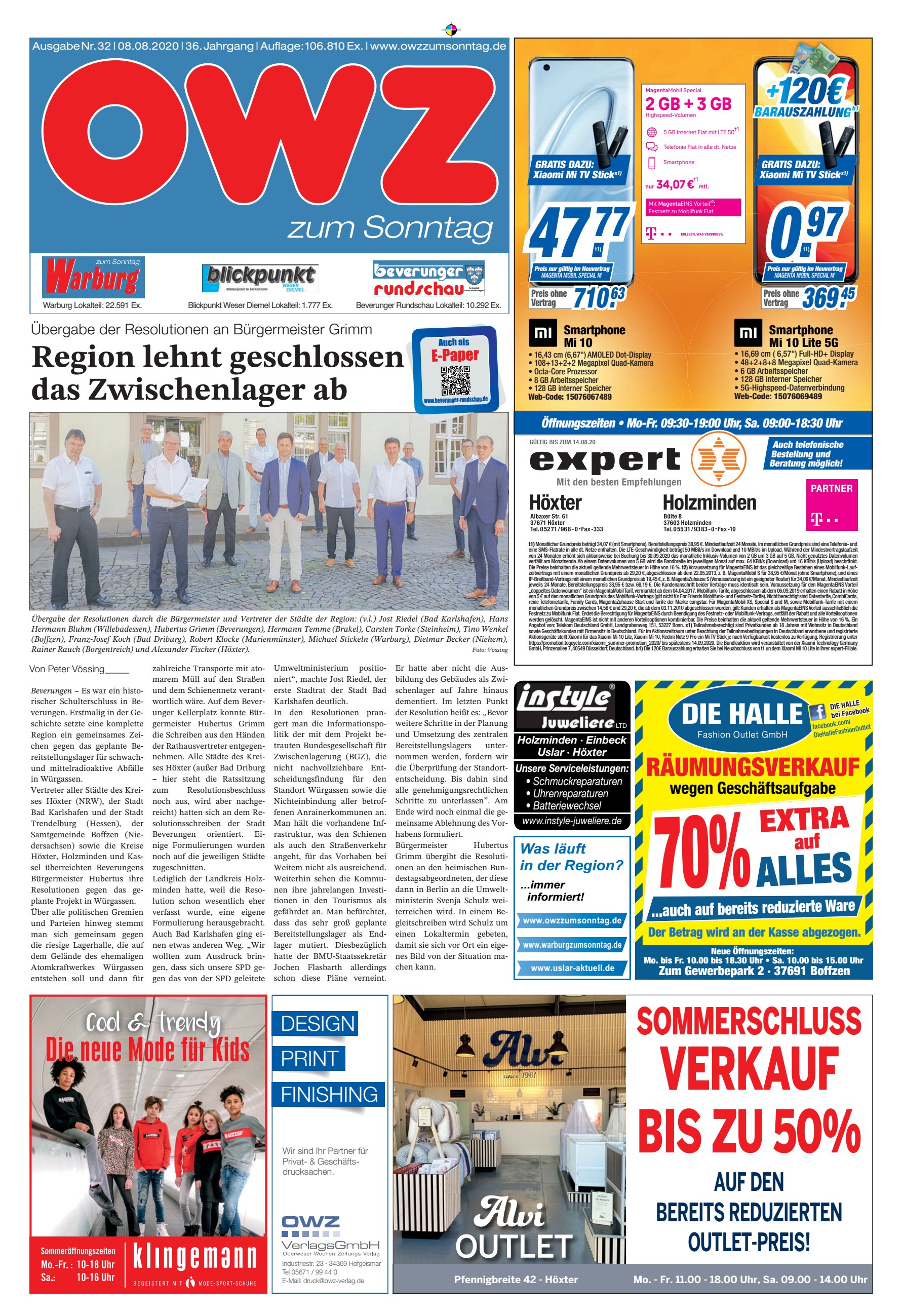 Region lehnt geschlossen