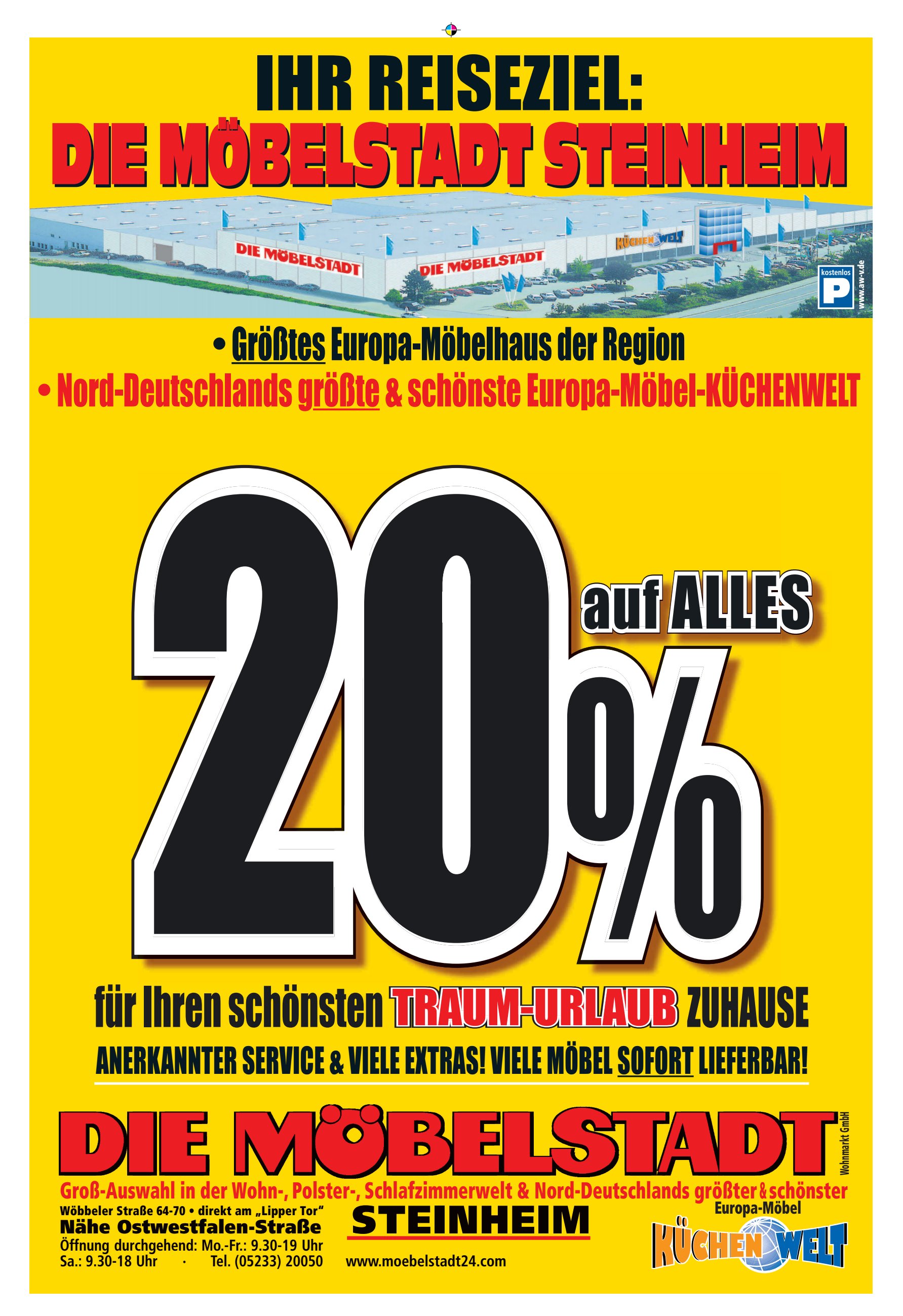 REISEZIEL MÖBELSTADT STEINHEIM