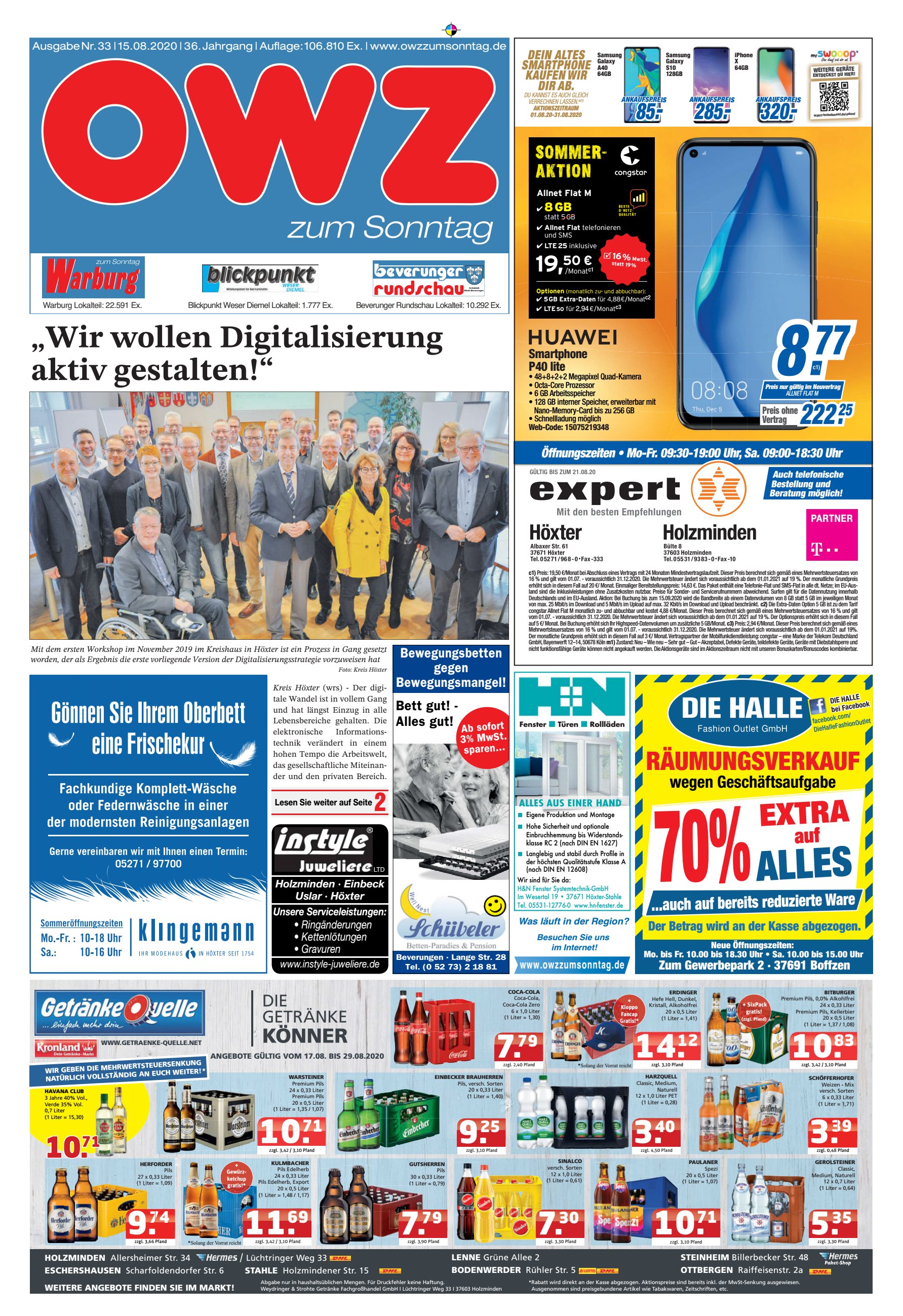 wollen Digitalisierung aktiv