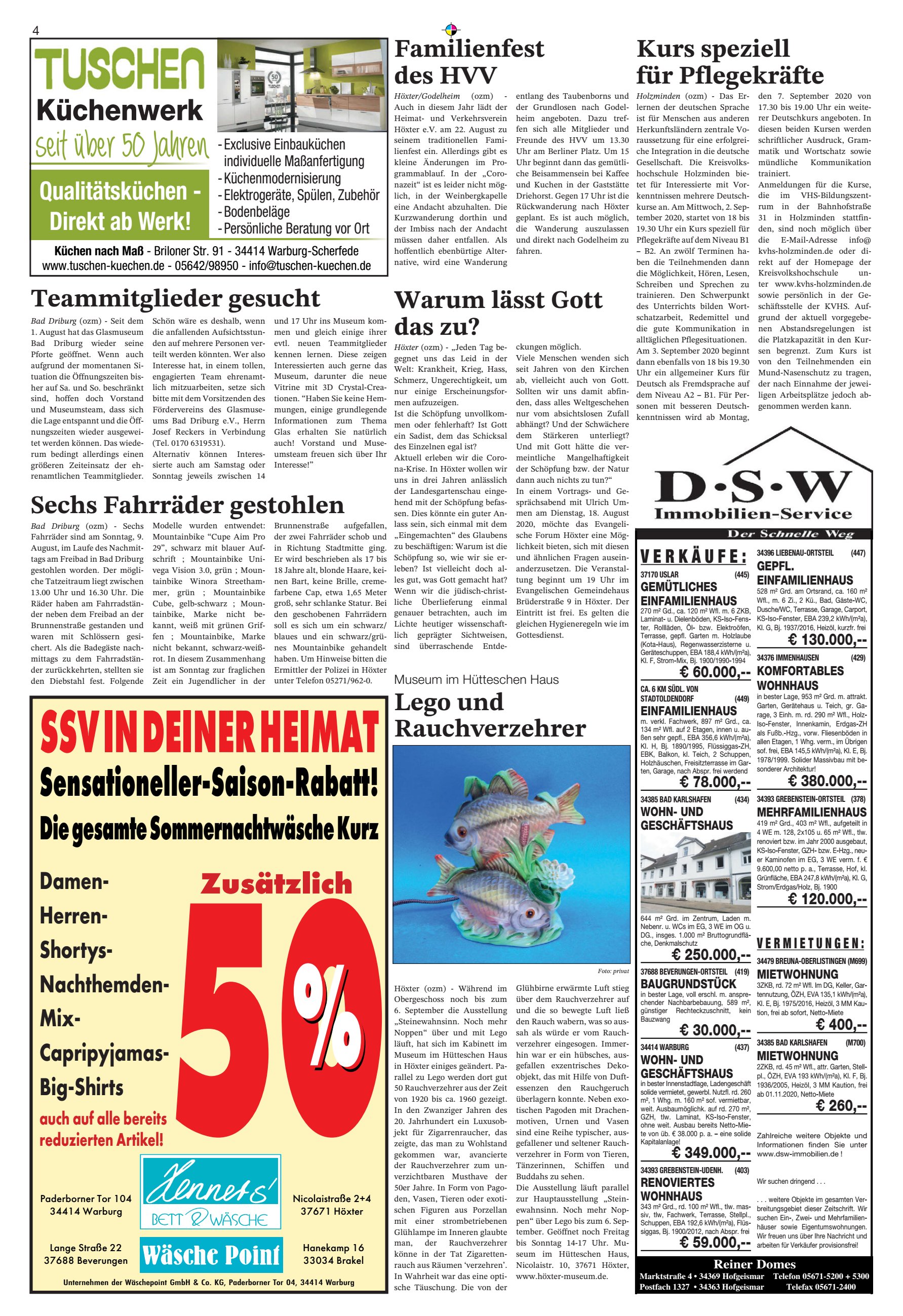 seit über Jahren