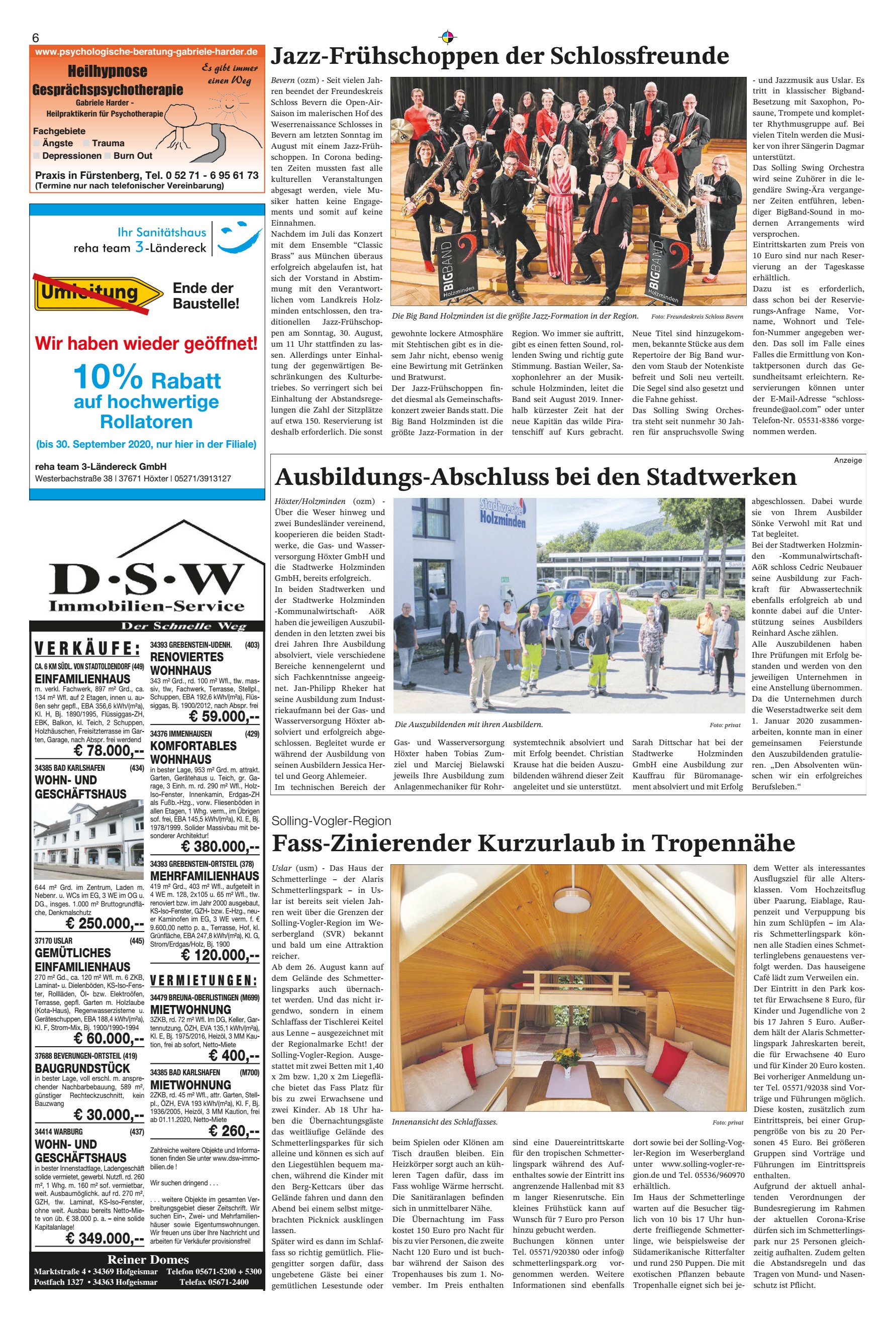 Ausbildungs-Abschluss Stadtwerken Fass-Zinierender