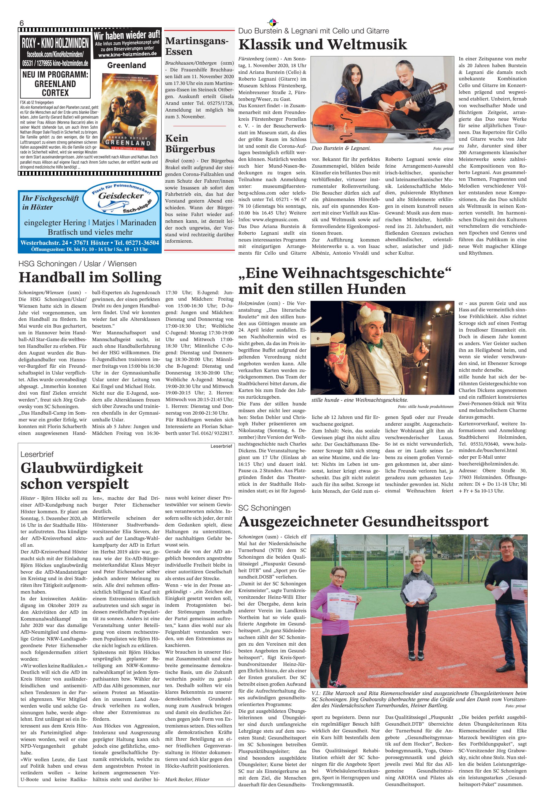 Handball Solling Glaubwürdigkeit