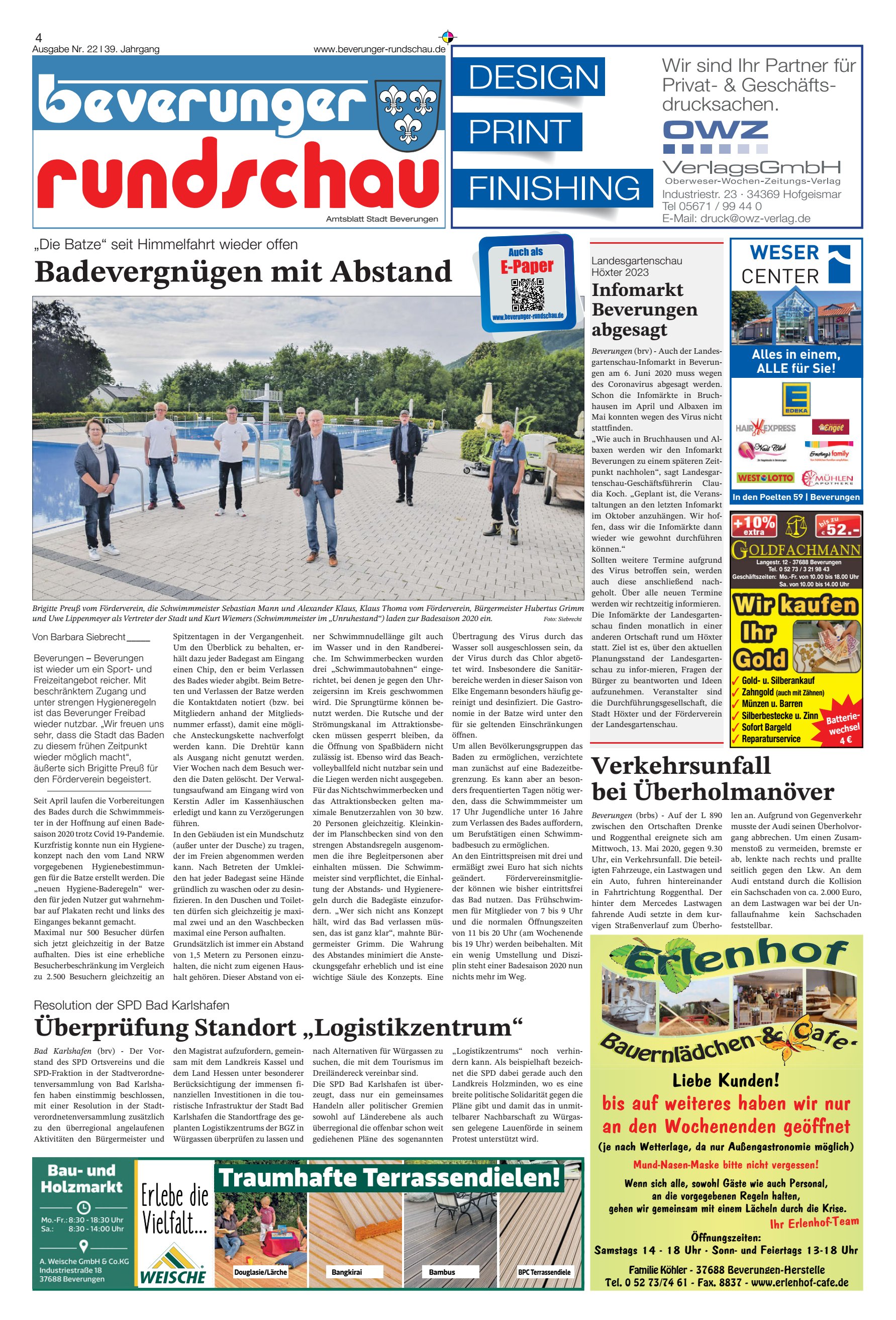 Badevergnügen Abstand Überprüfung