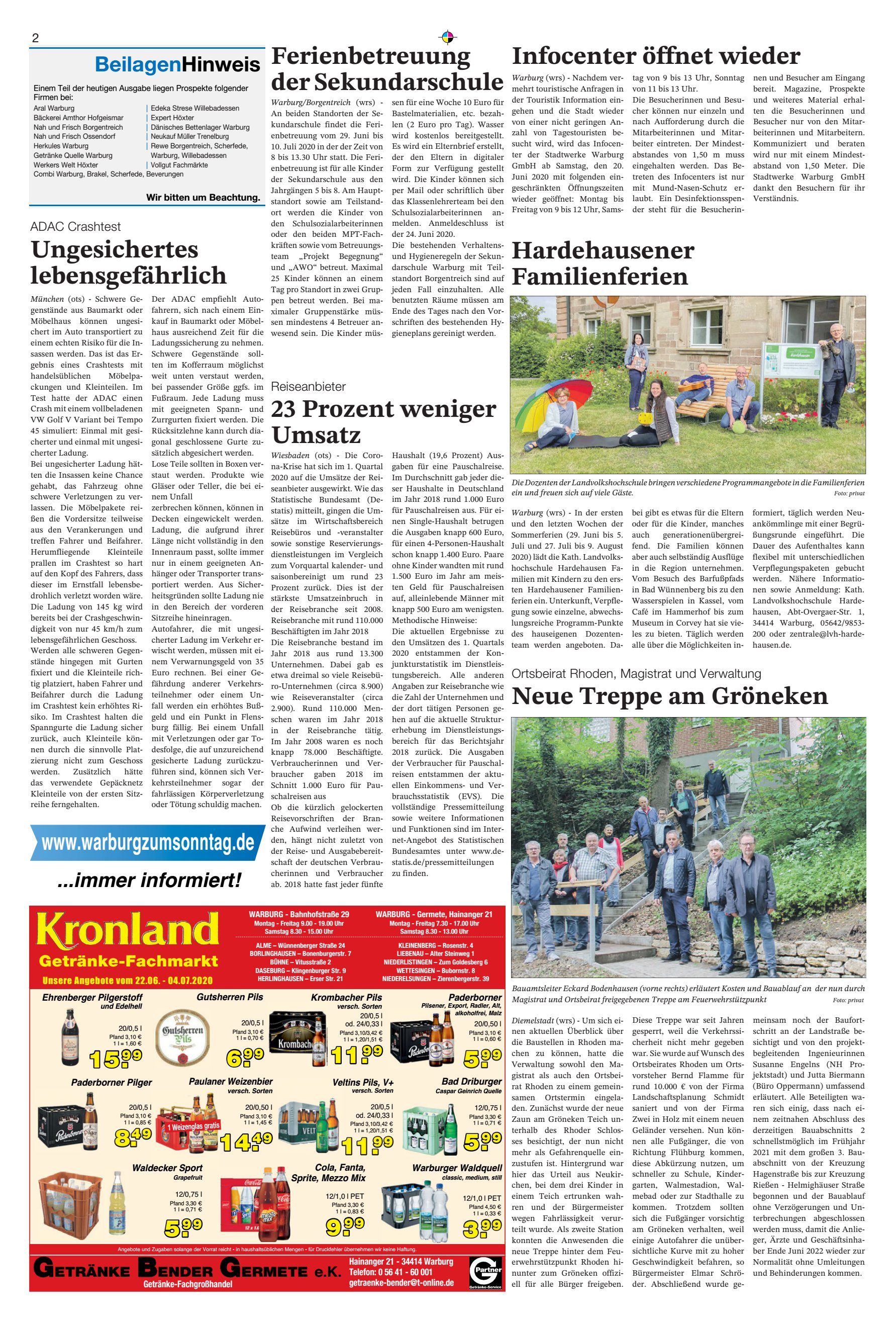 Prozent weniger Umsatz