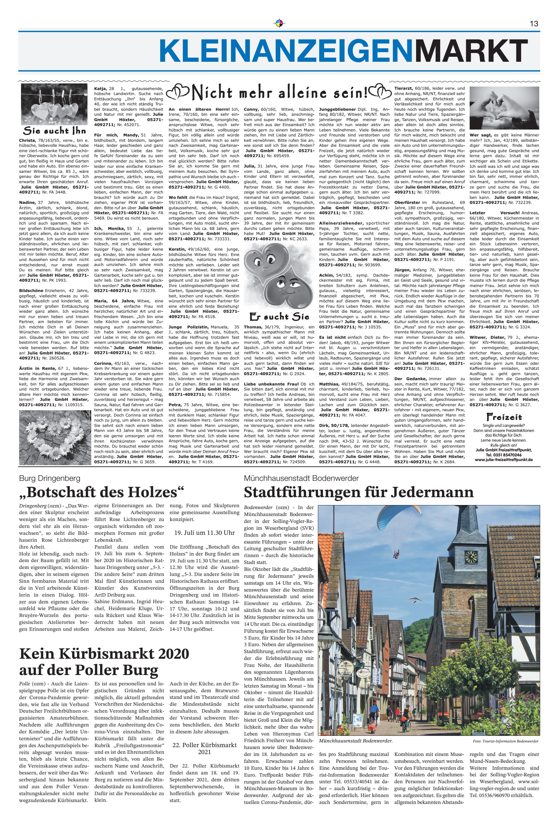 Kein Kürbismarkt Poller