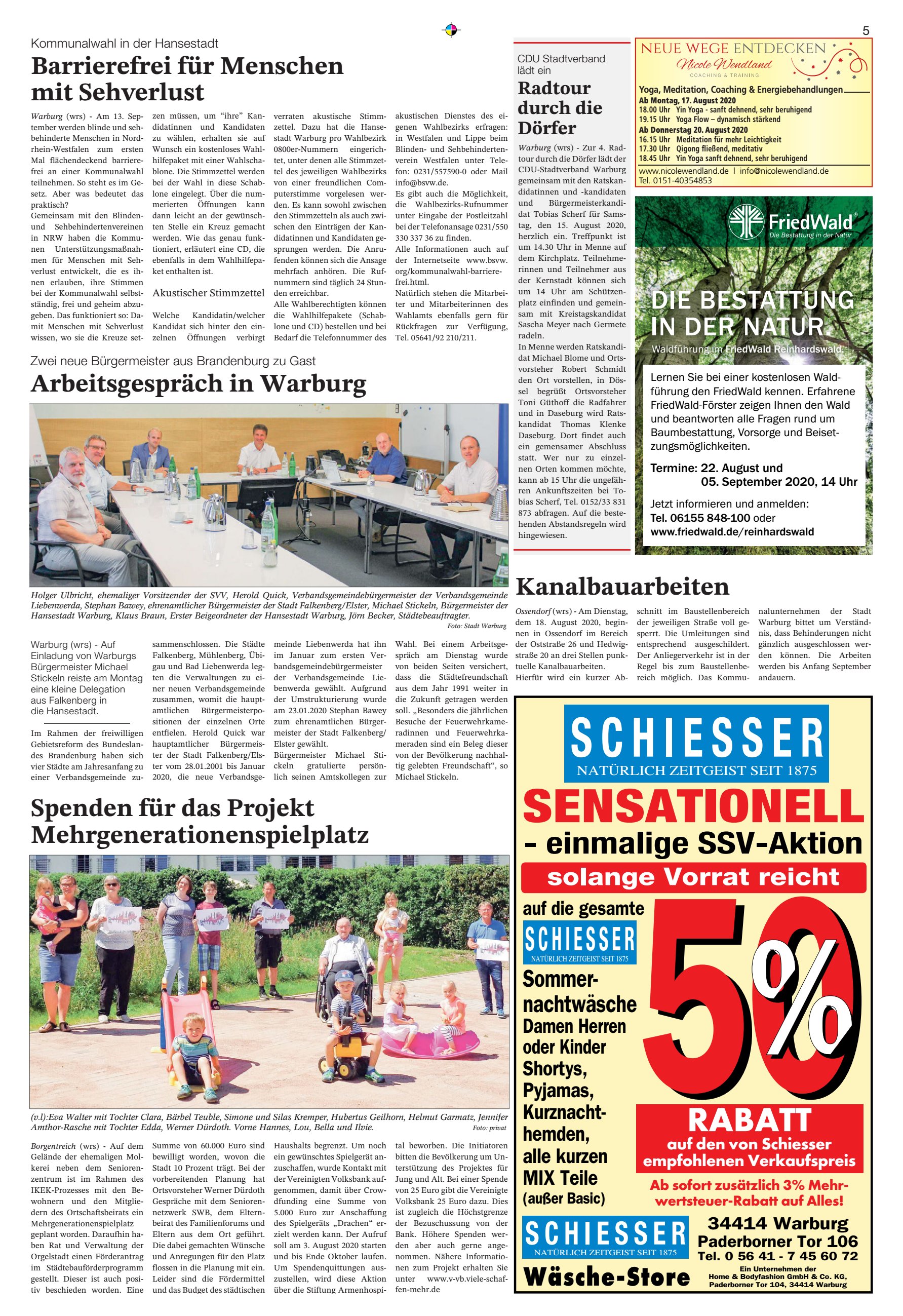 einmalige SSV-Aktion RABATT