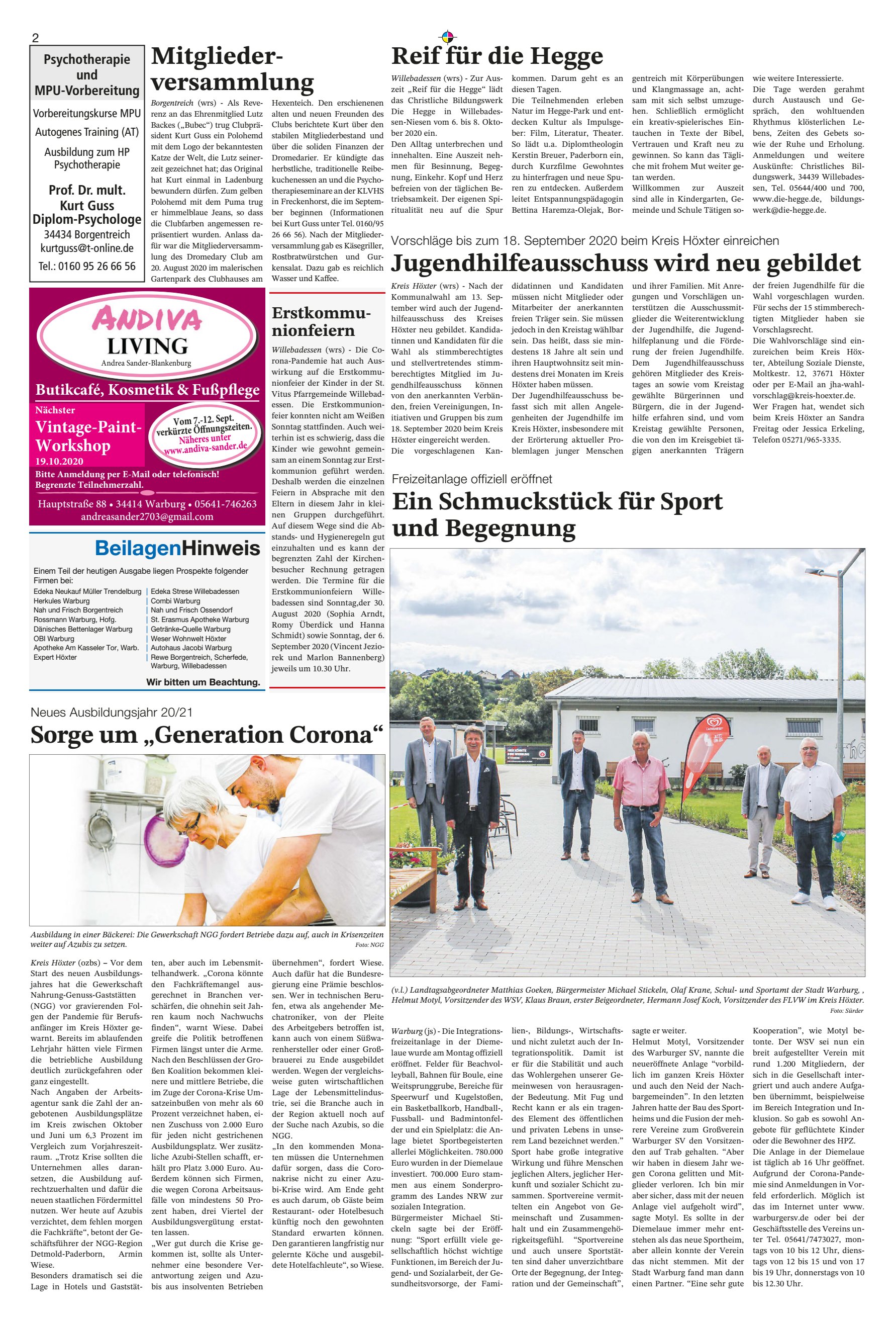 Mitglieder- versammlung Reif