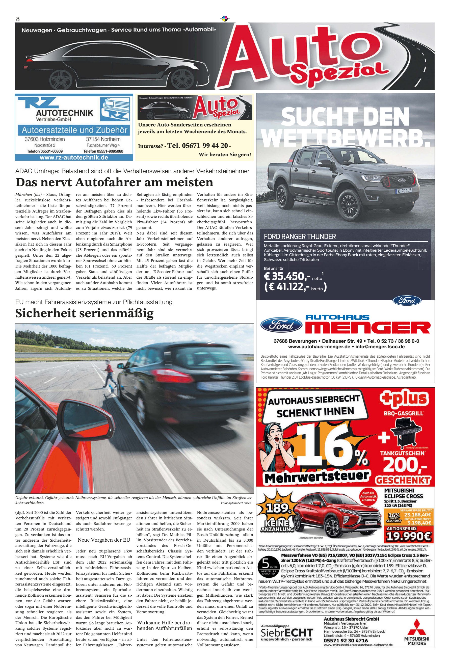 nervt Autofahrer meisten