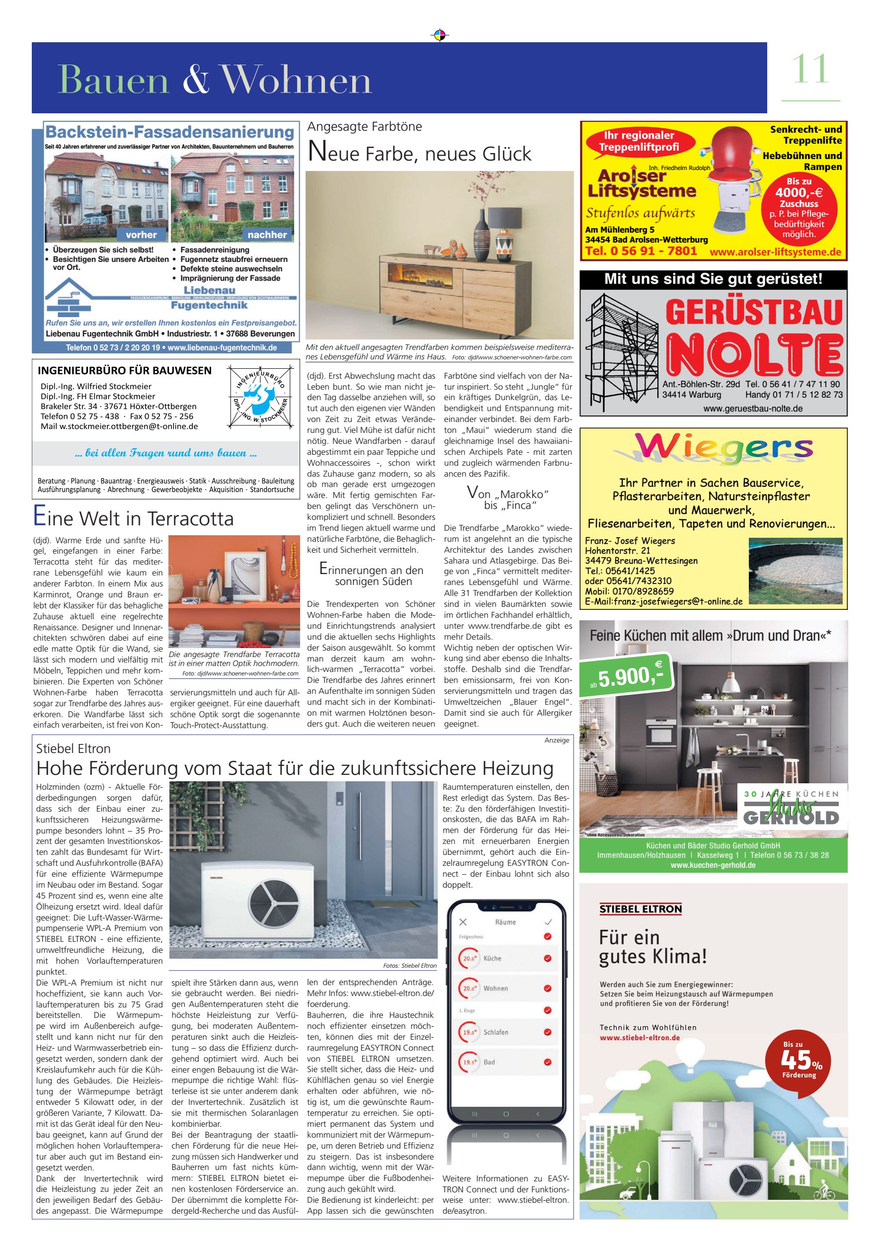 sind gerüstet Bauen