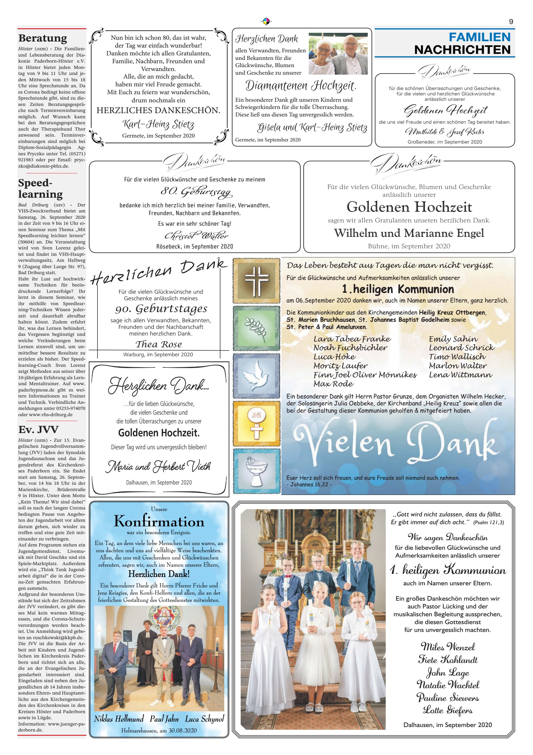 FAMILIEN NACHRICHTEN Beratung