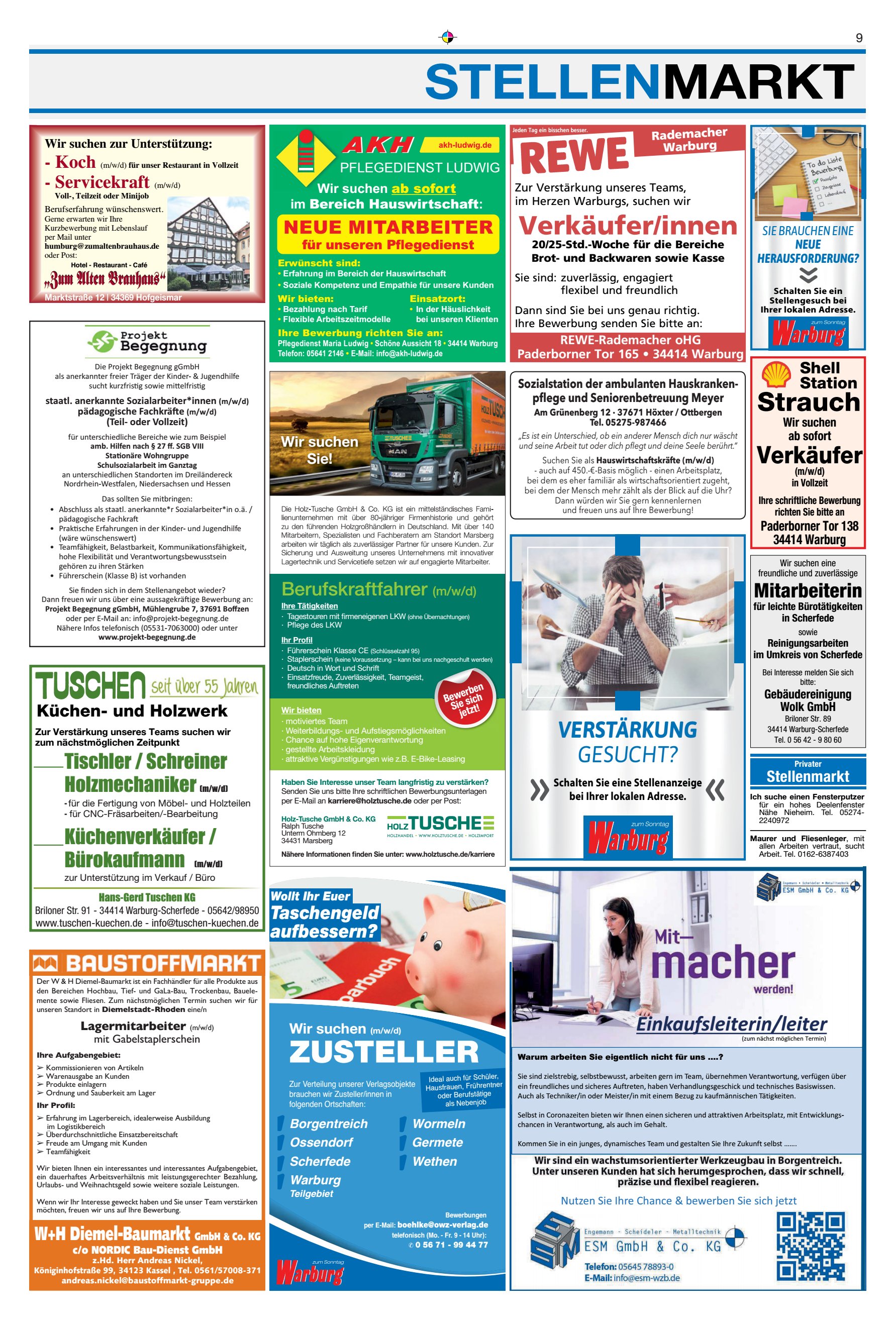 STELLENMARKT Koch Servicekraft