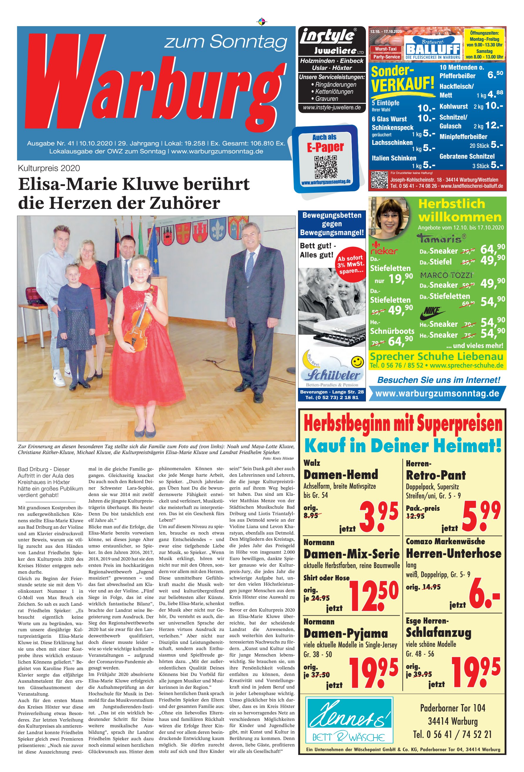 Elisa-Marie Kluwe berührt