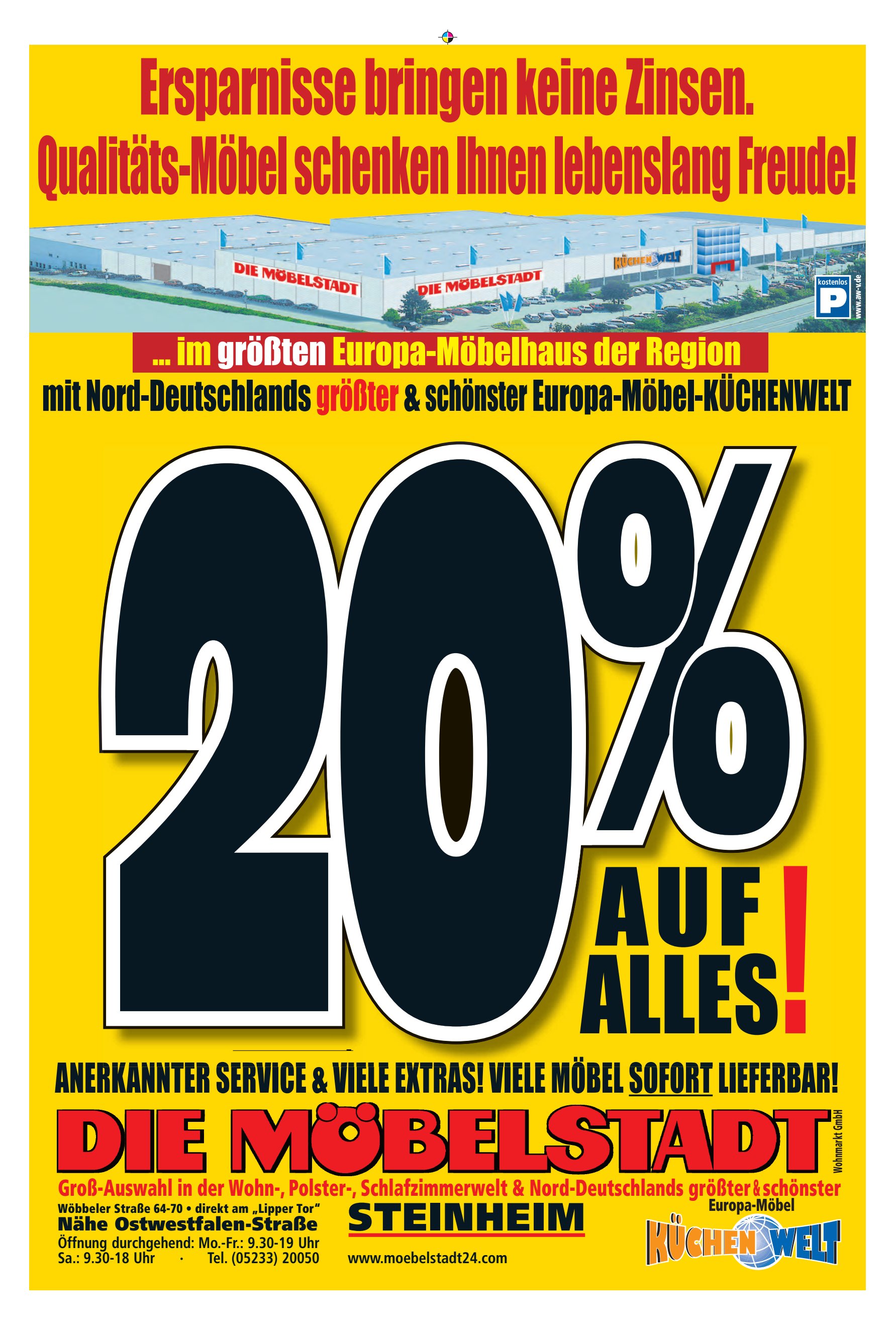 ALLES Ersparnisse bringen