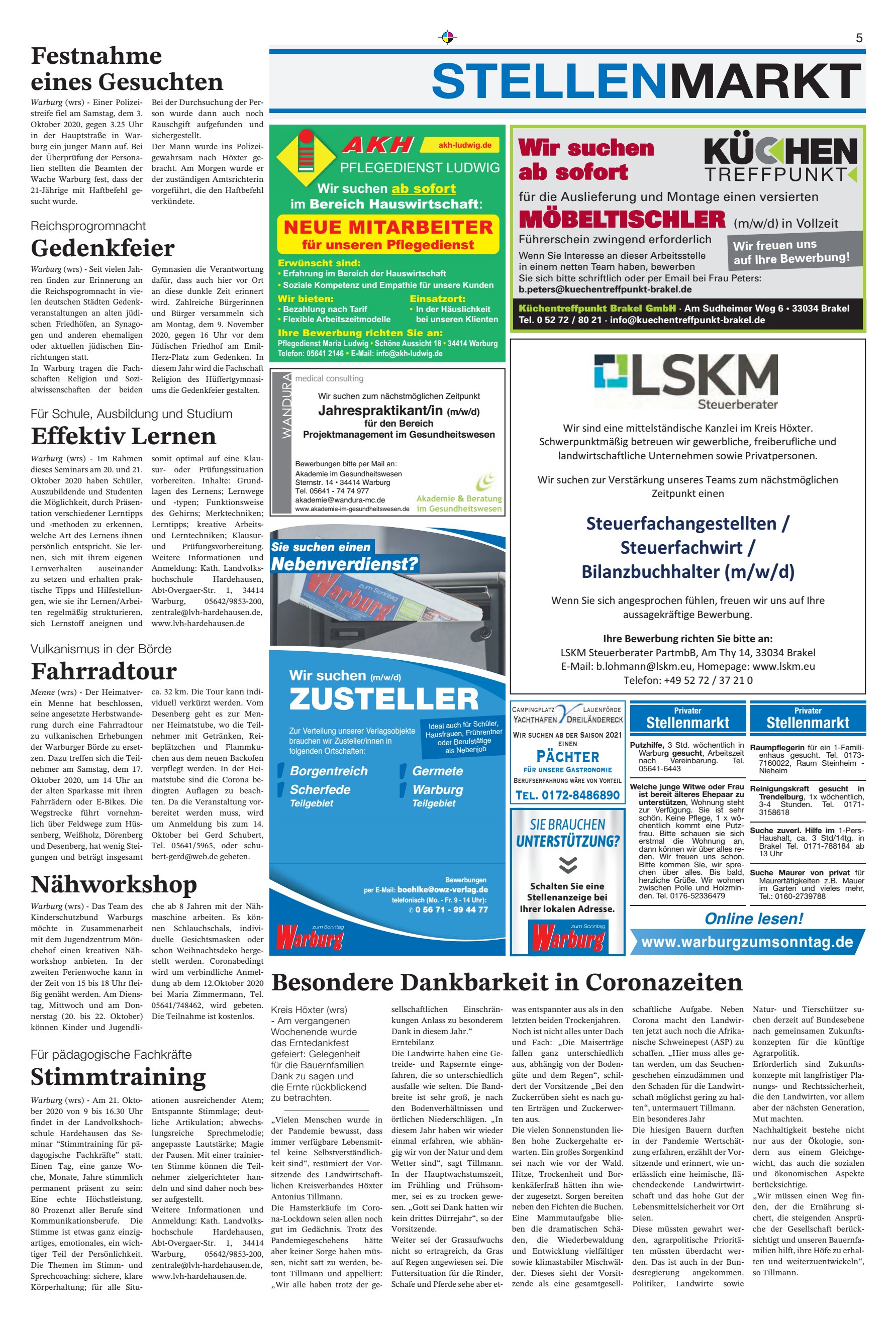 STELLENMARKT Nähworkshop Effektiv