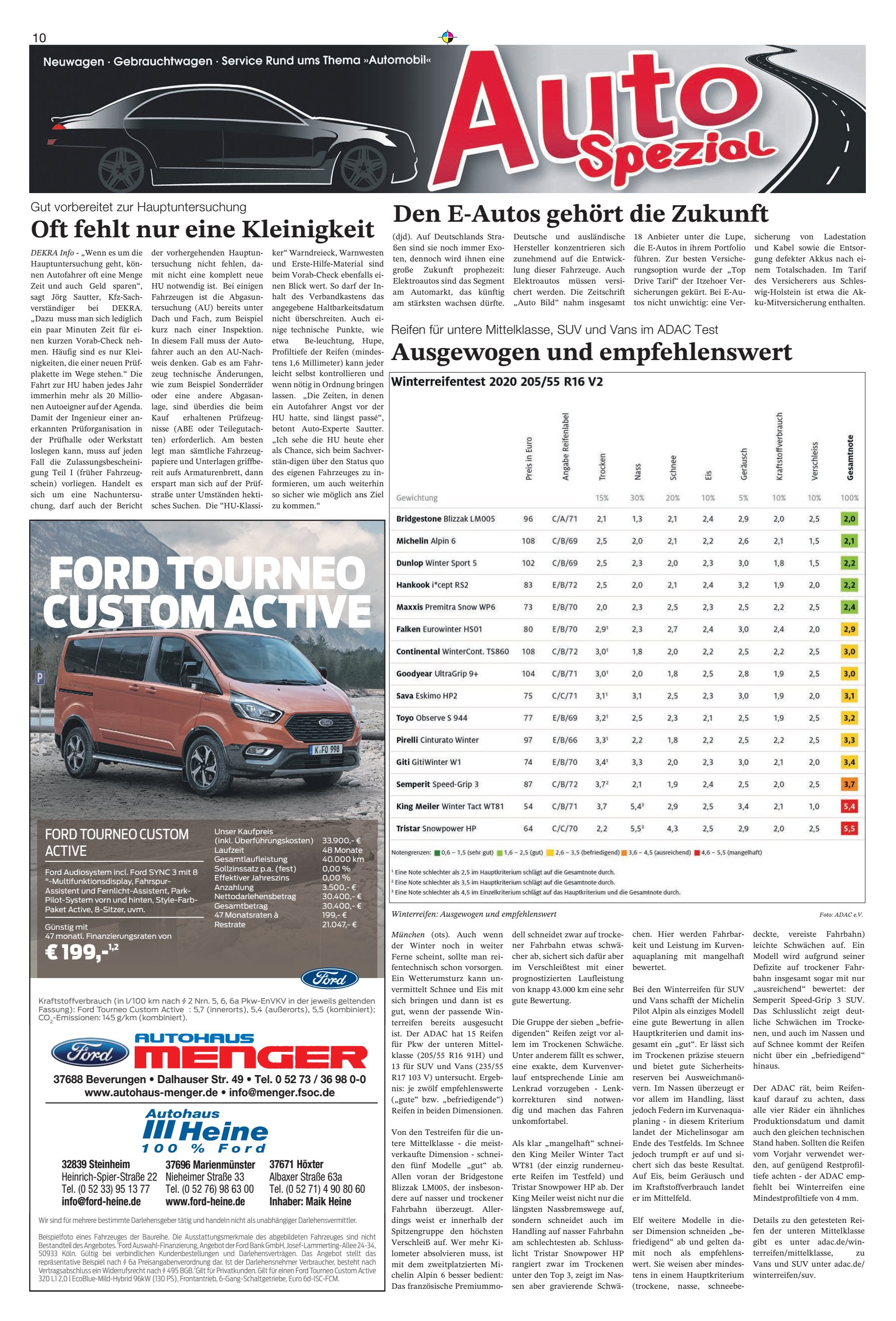 Ausgewogen empfehlenswert fehlt