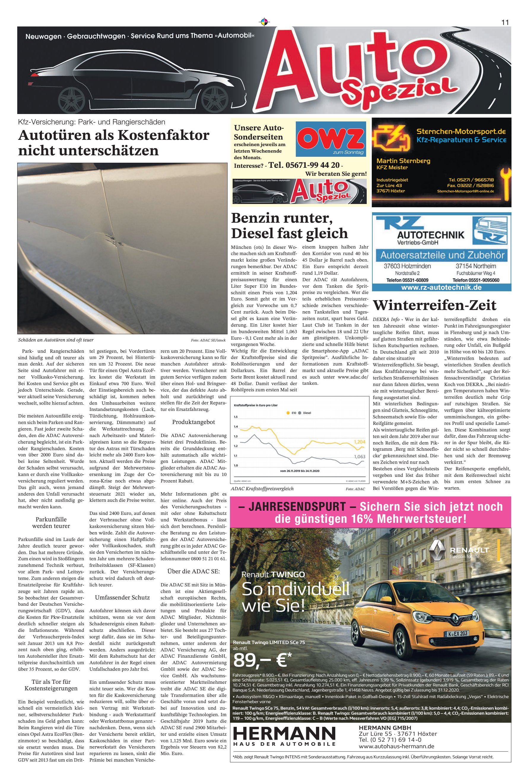 Autotüren Kostenfaktor nicht