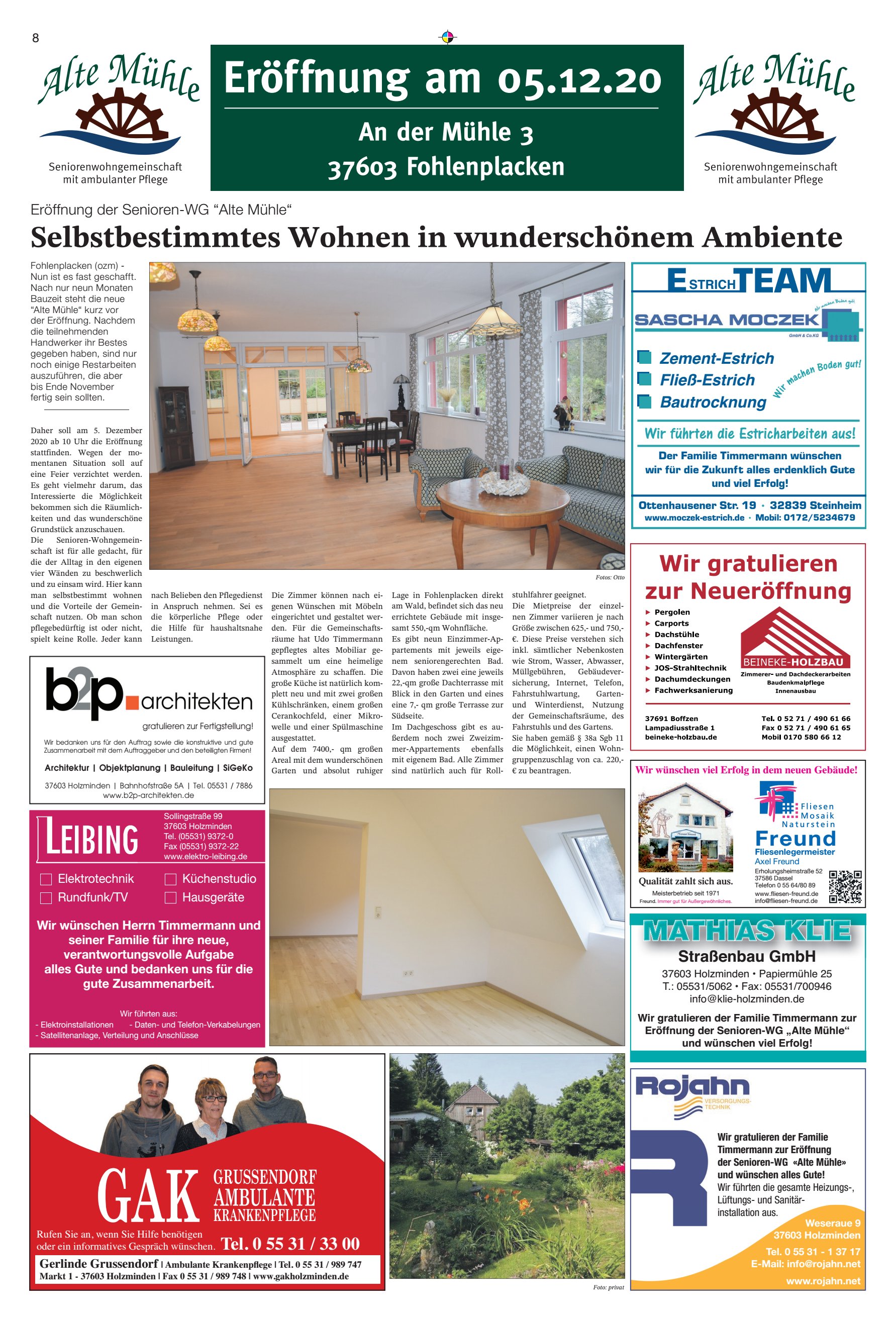 Eröffnung Selbstbestimmtes Wohnen