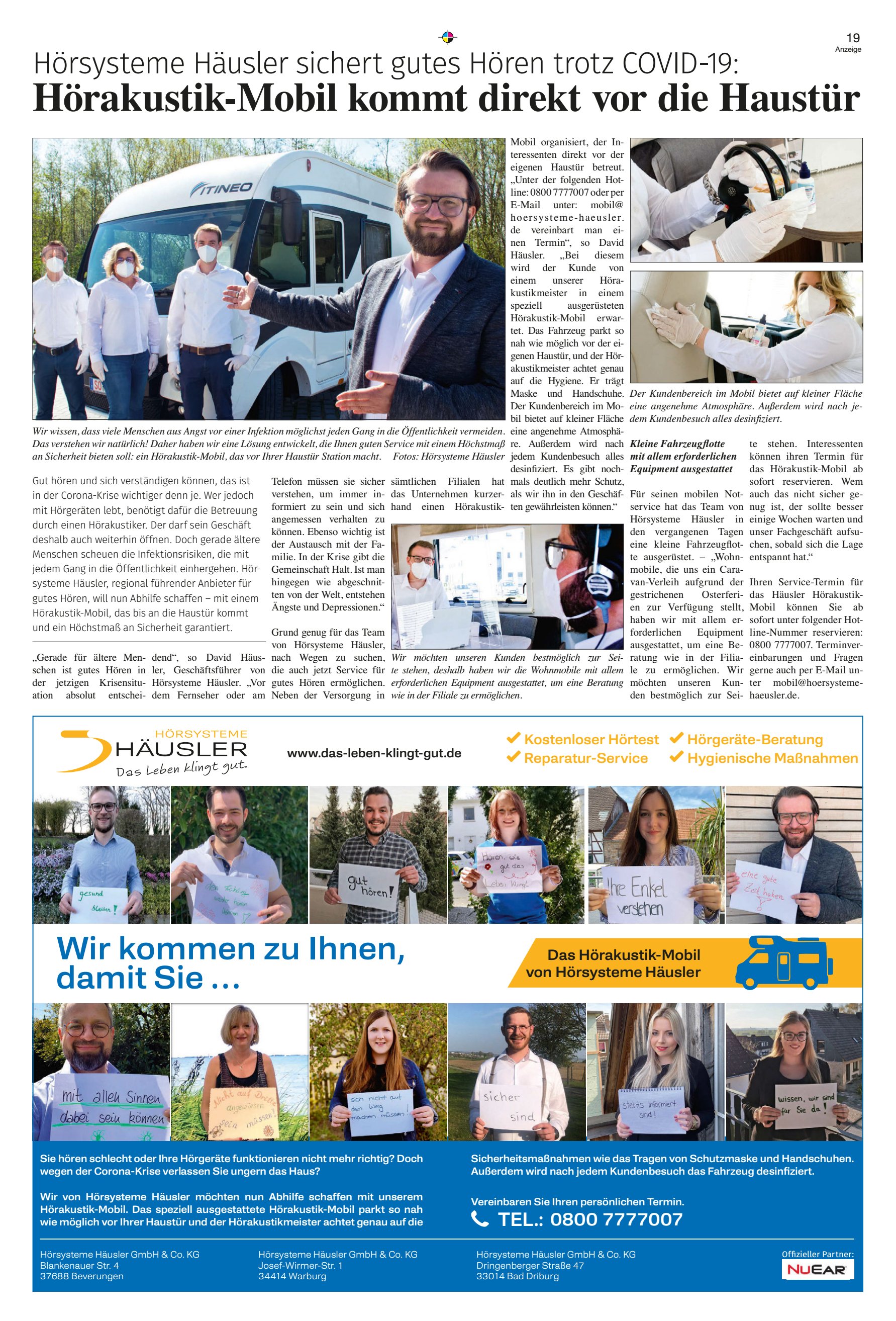 H&ouml;rakustik-Mobil kommt direkt