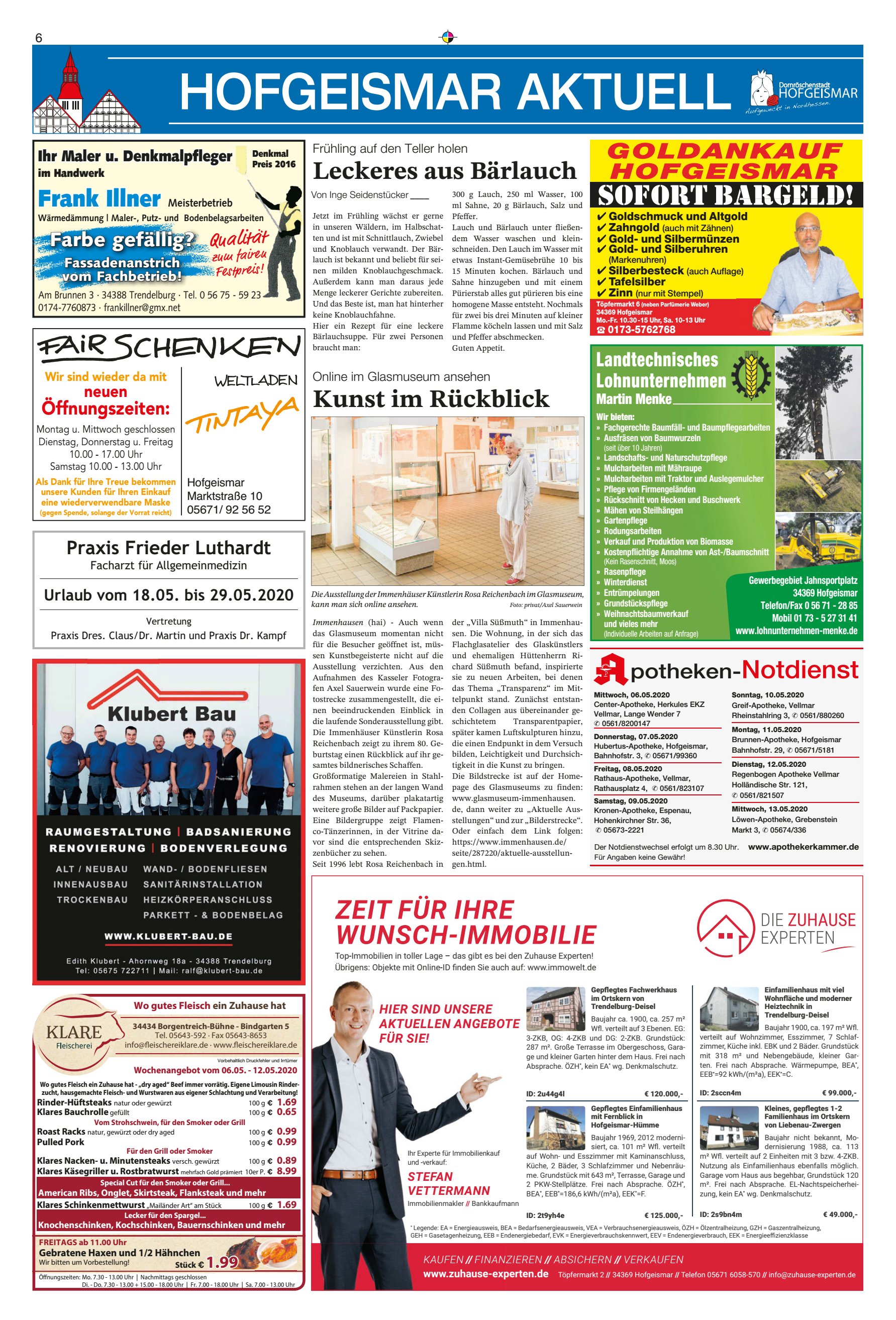 Leckeres B&auml;rlauch Kunst