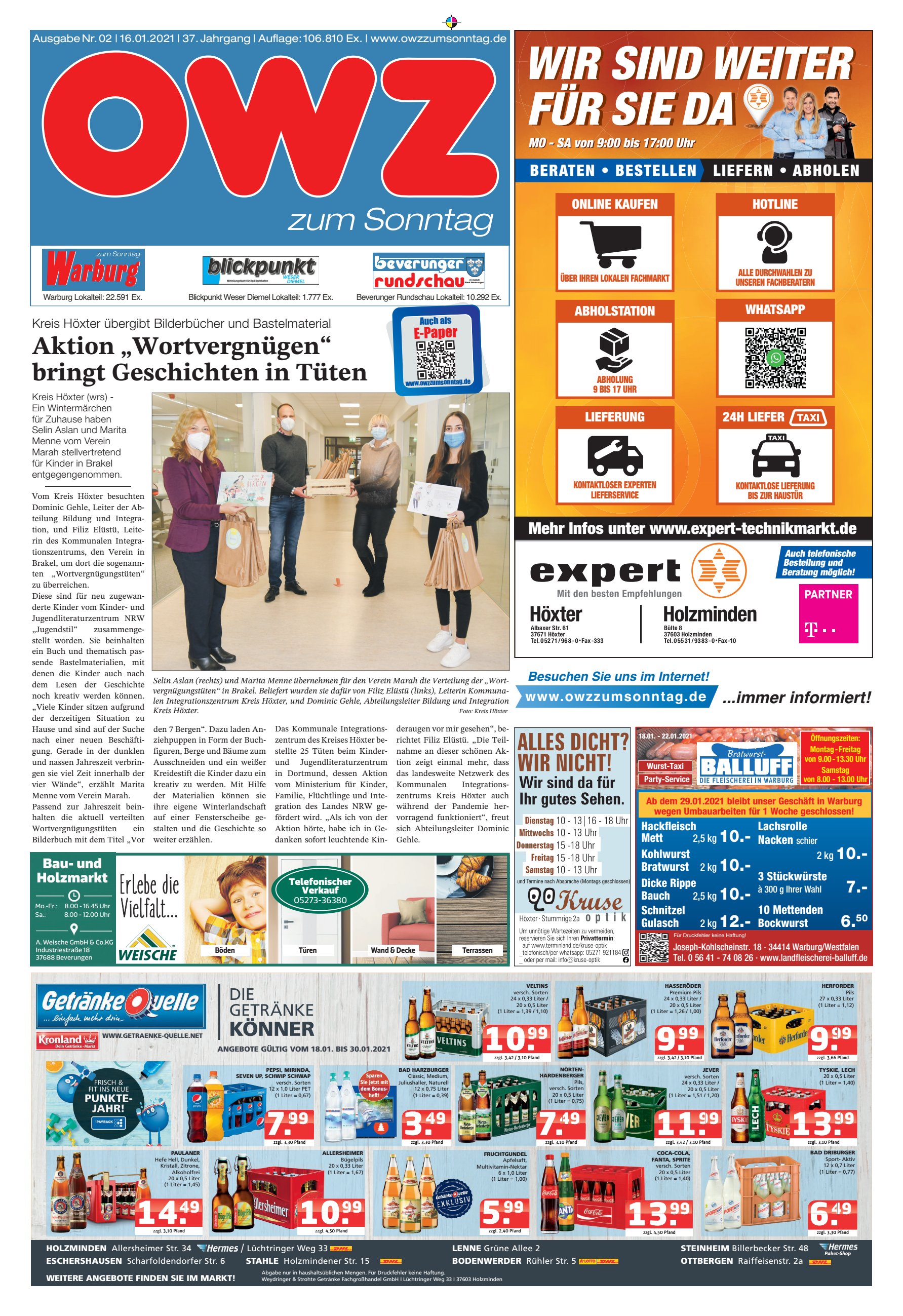 Aktion Wortvergnügen bringt