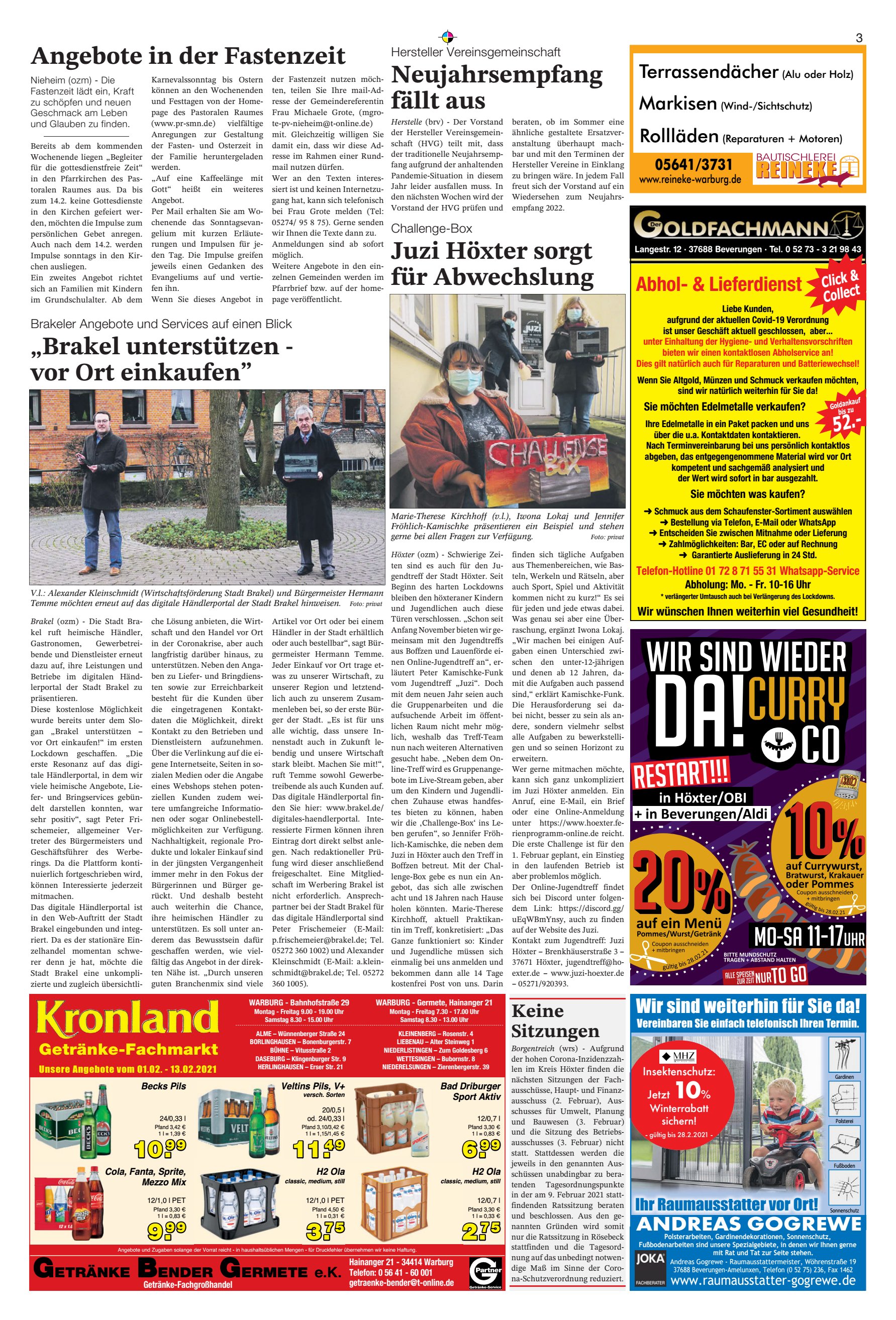 Angebote Fastenzeit Brakel