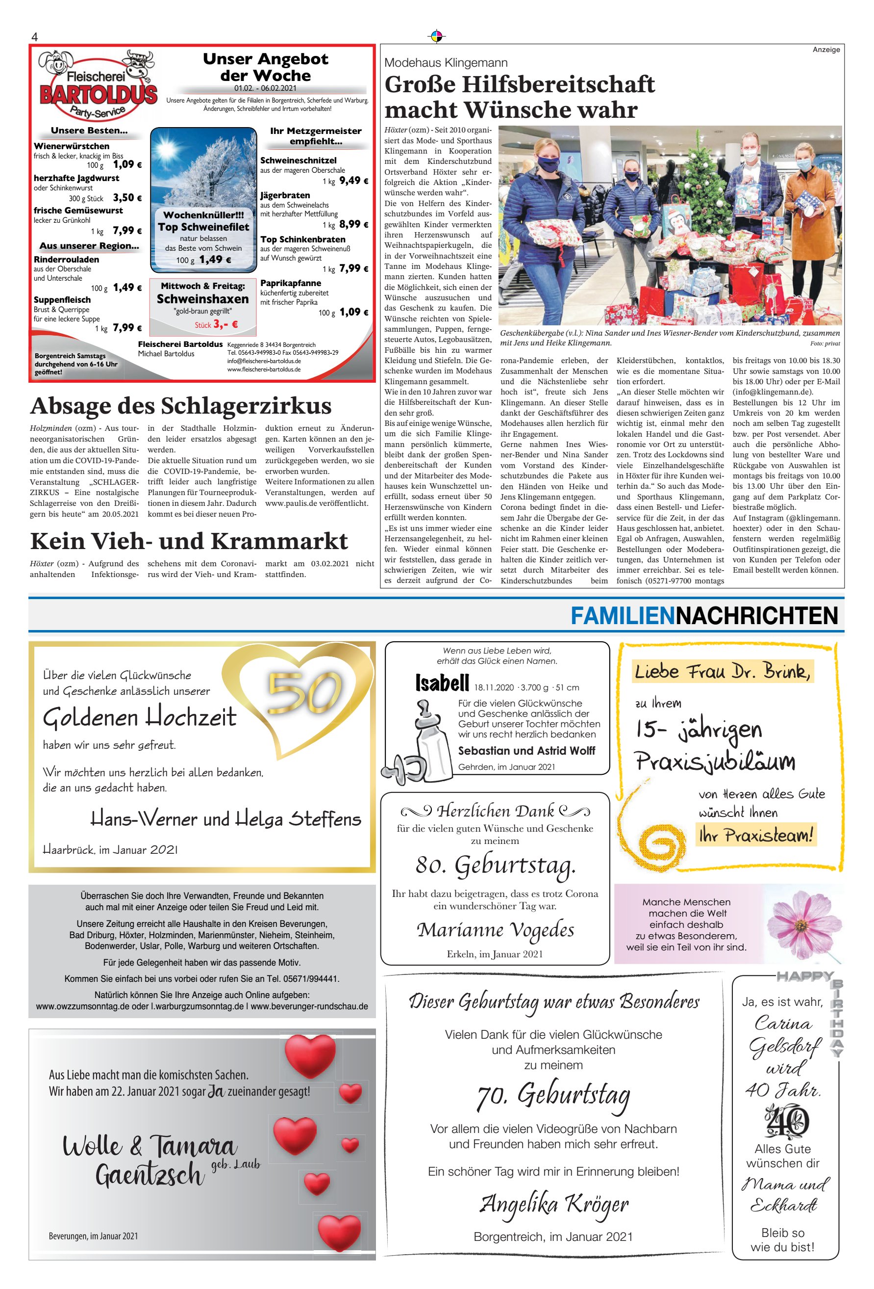Große Hilfsbereitschaft macht