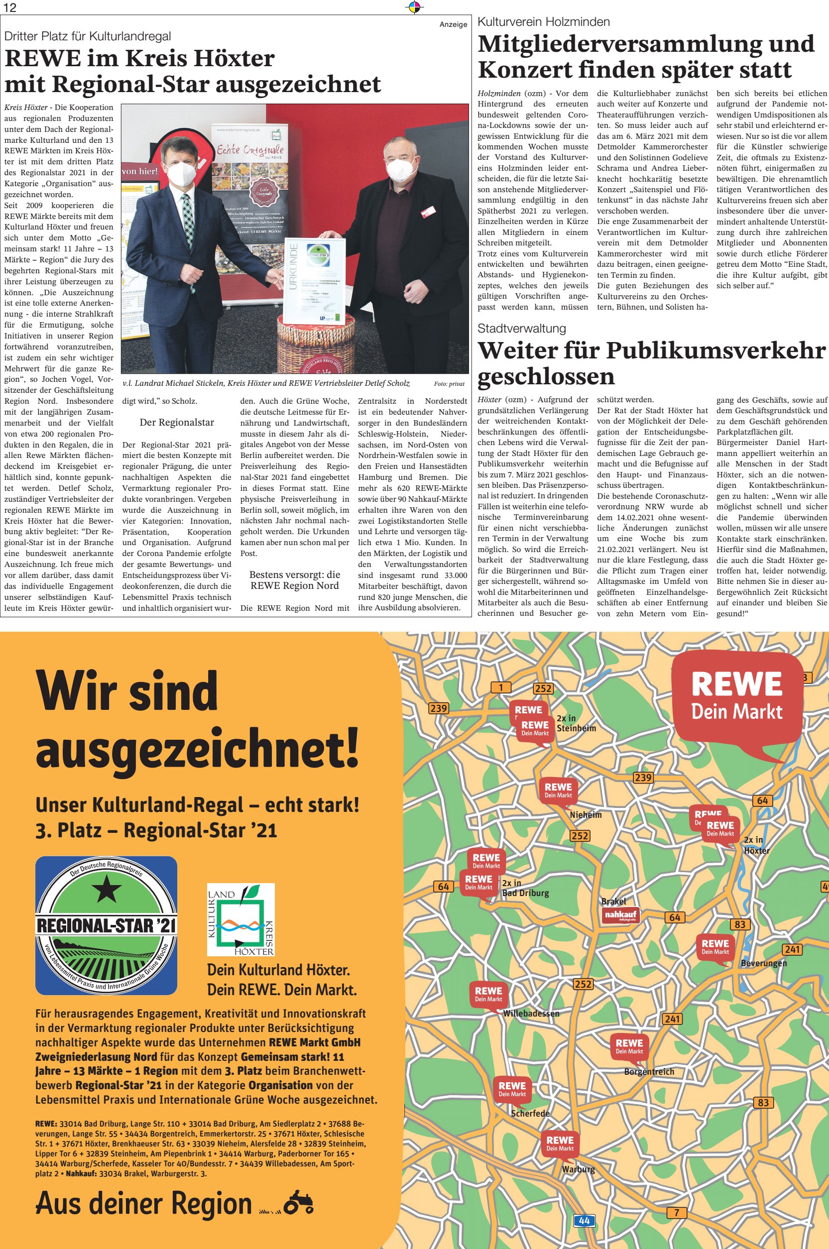 sind ausgezeichnet REWE