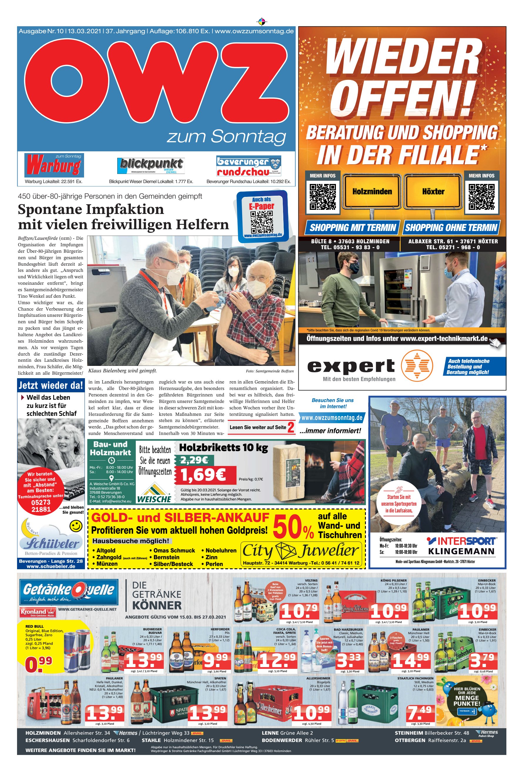 WIEDER OFFEN Spontane