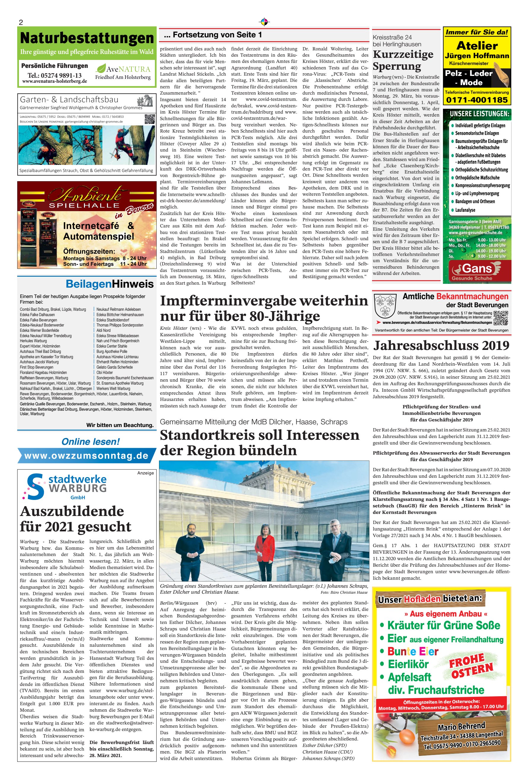 Auszubildende gesucht Standortkreis