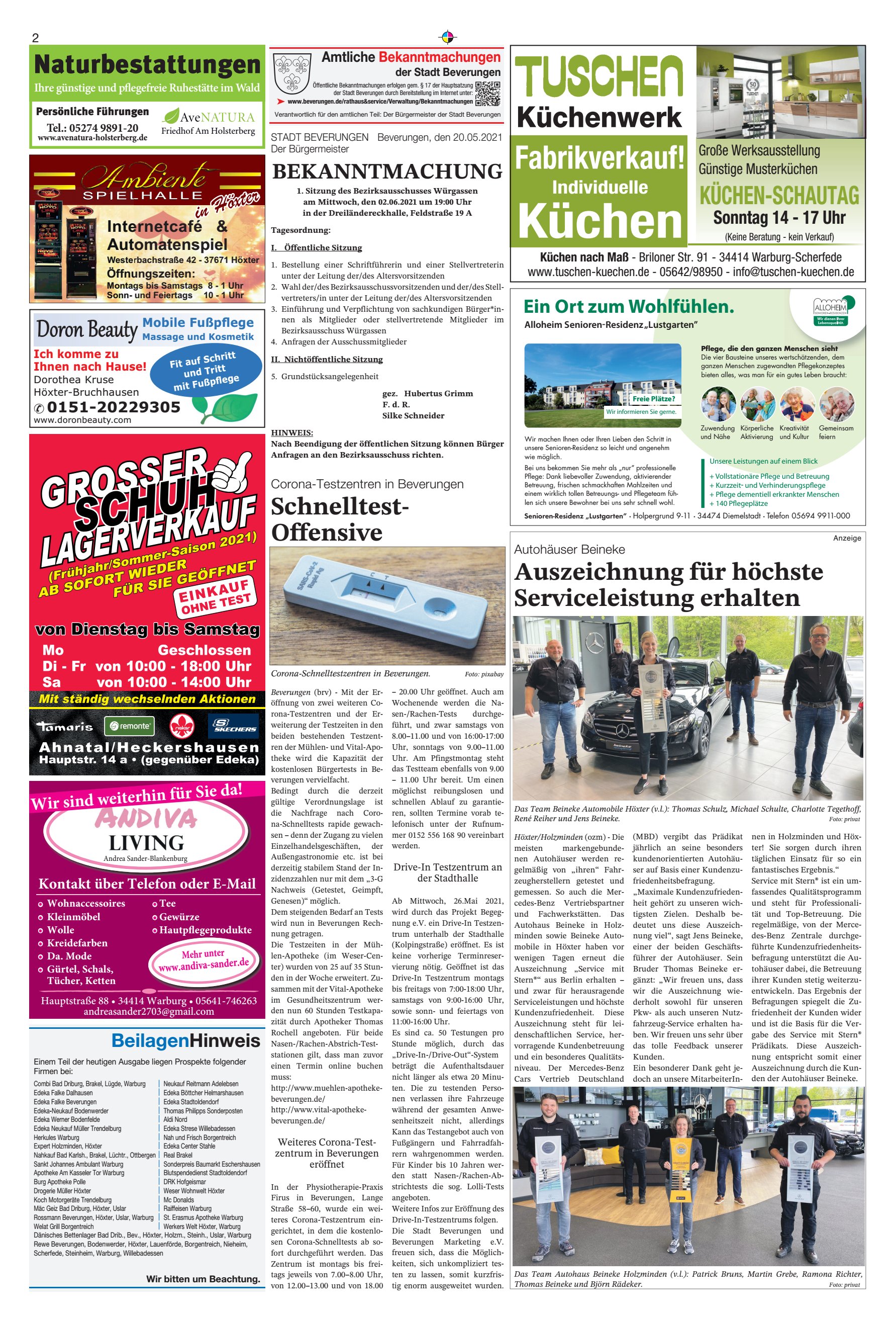 Auszeichnung höchste Serviceleistung