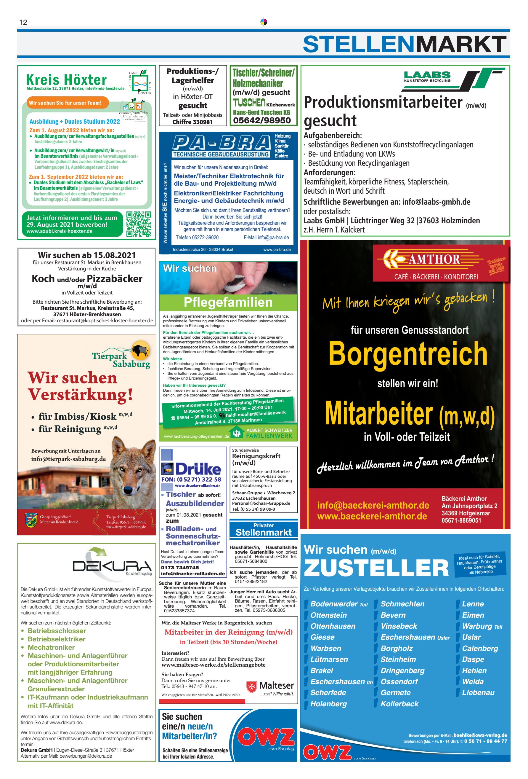 STELLENMARKT suchen Koch