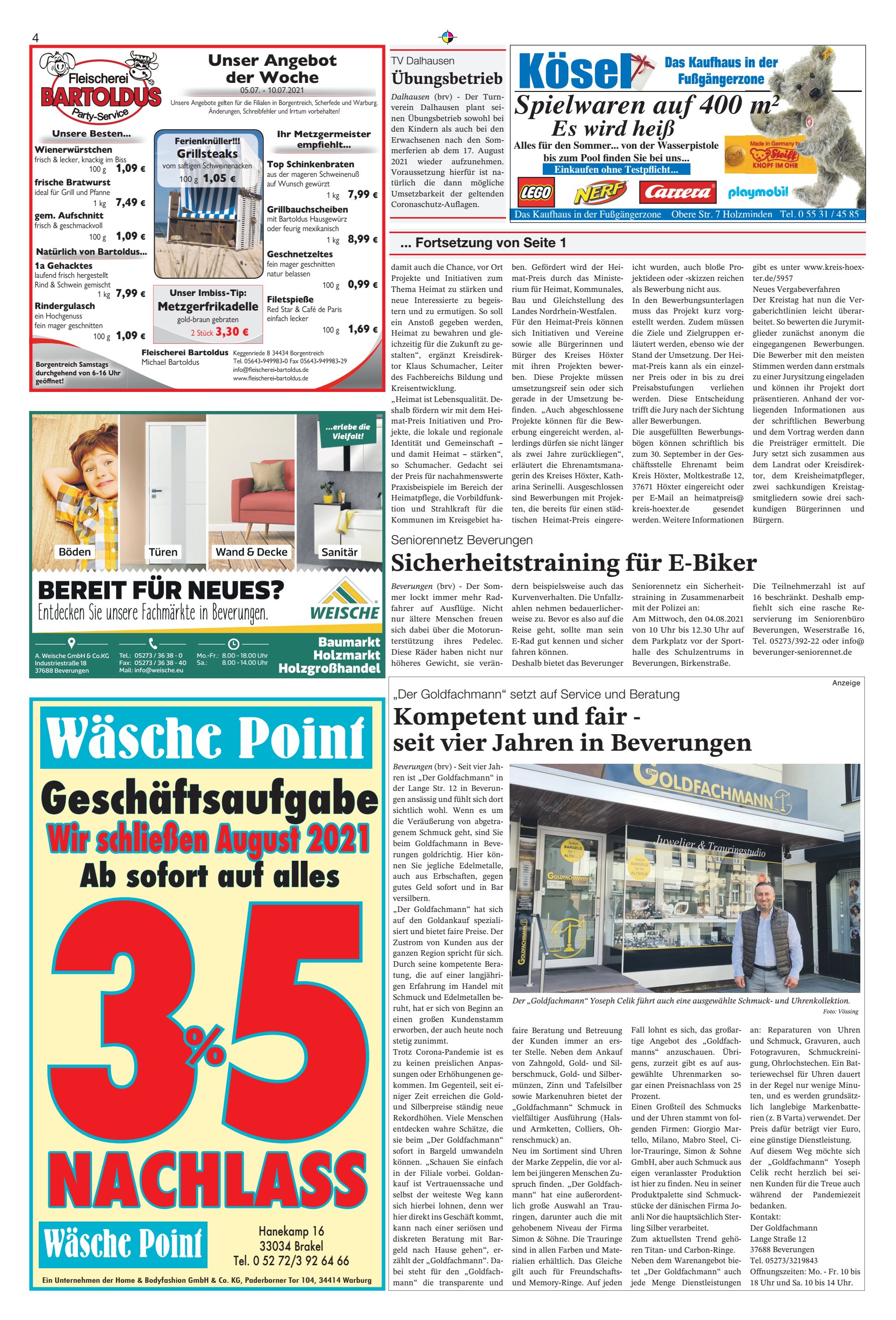 NACHLASS Geschäftsaufgabe sofort