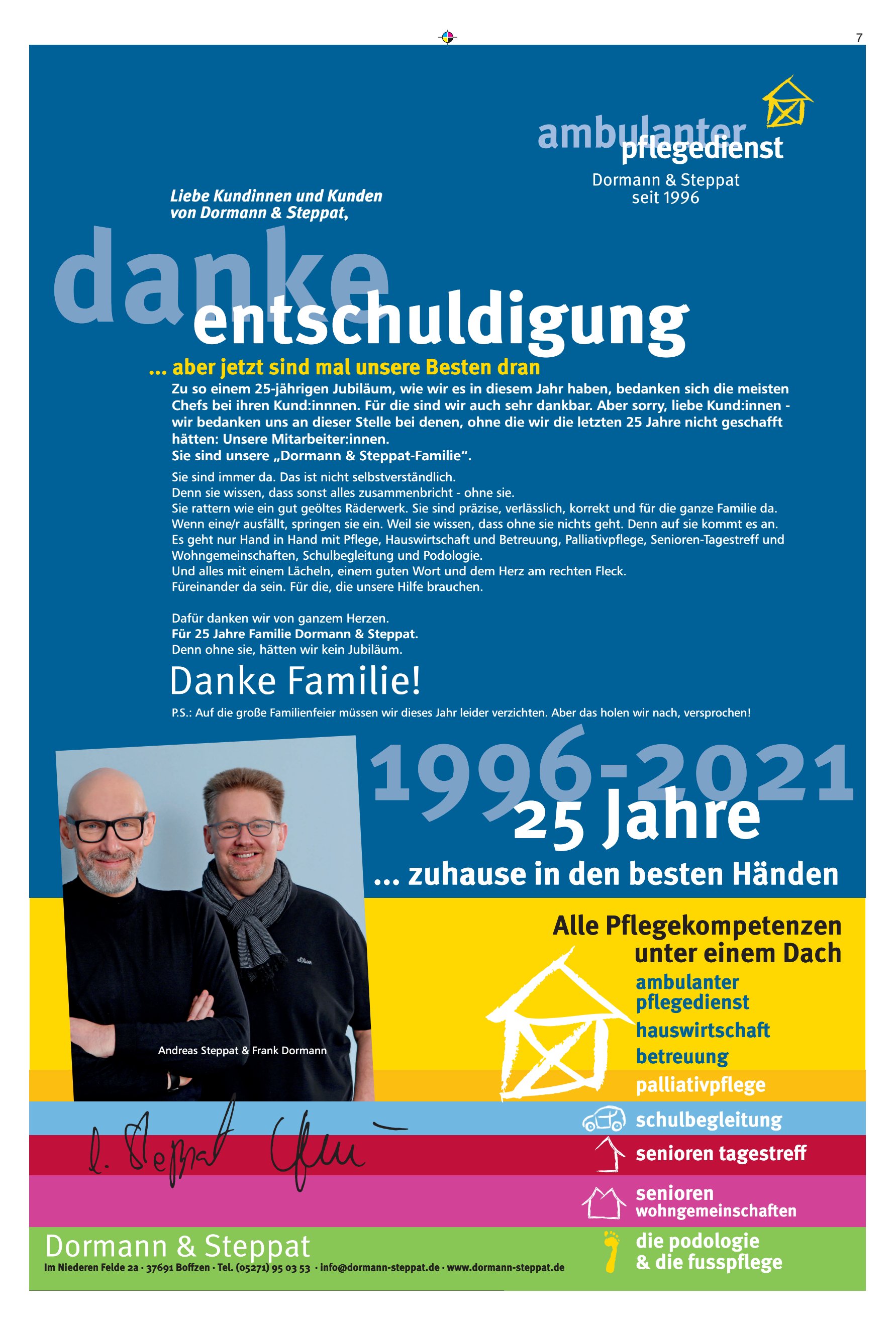 danke entschuldigung Jahre