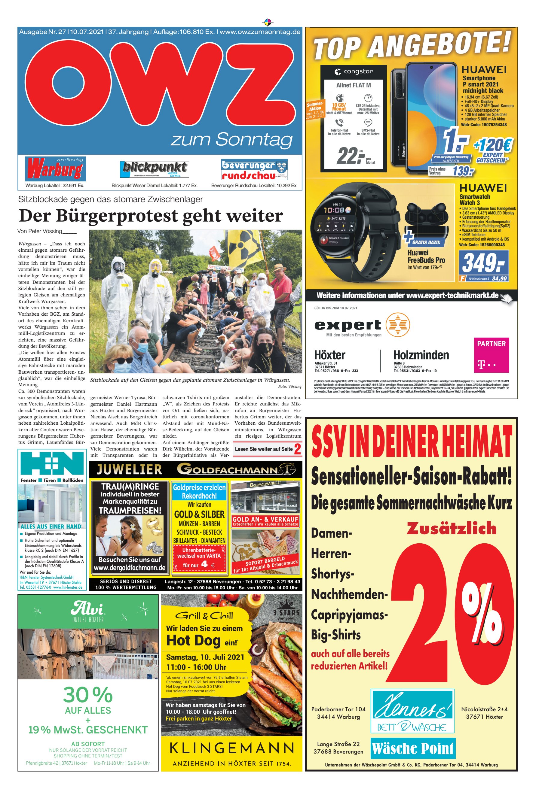 Bürgerprotest geht weiter