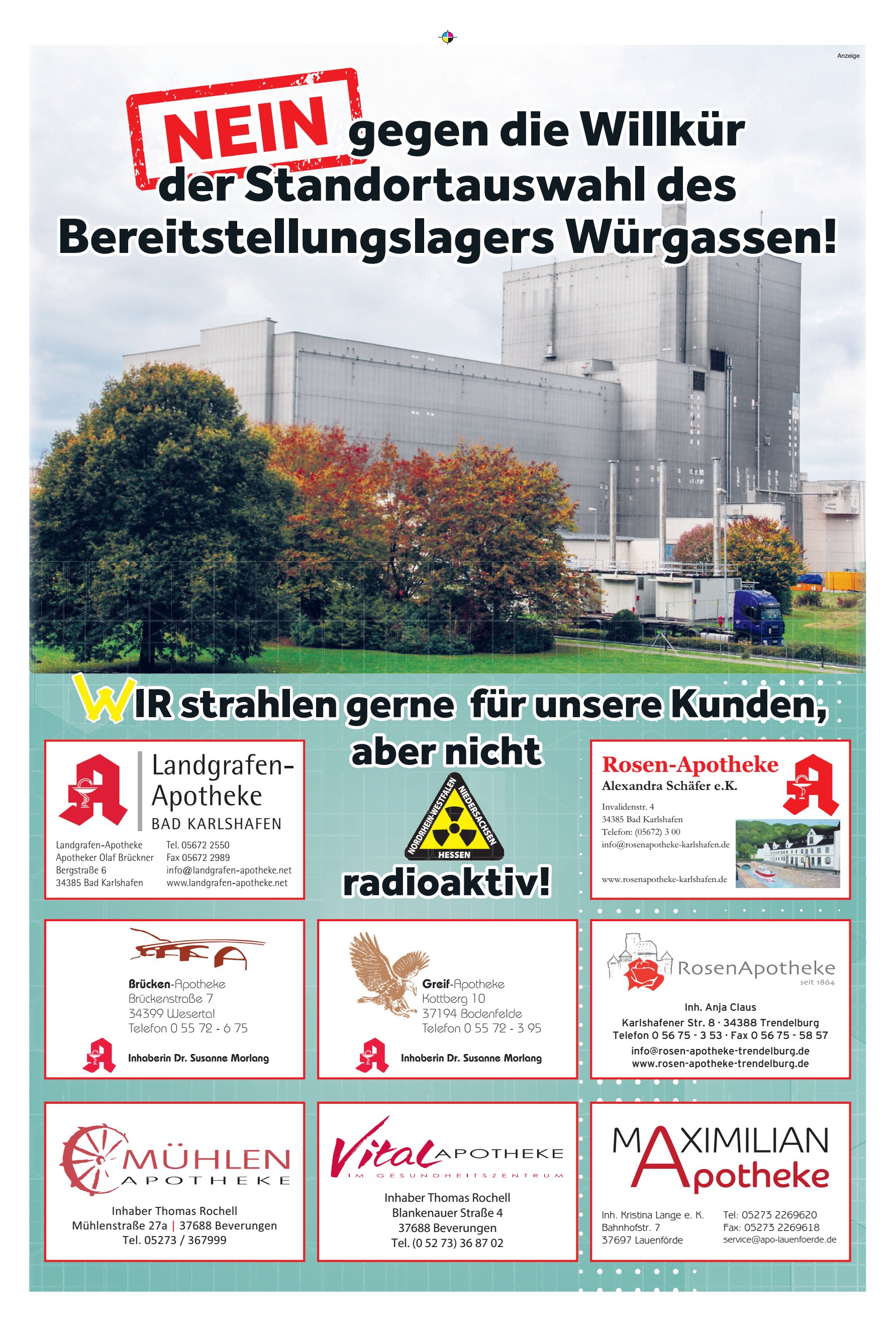 NEIN Rosen-Apotheke gegen