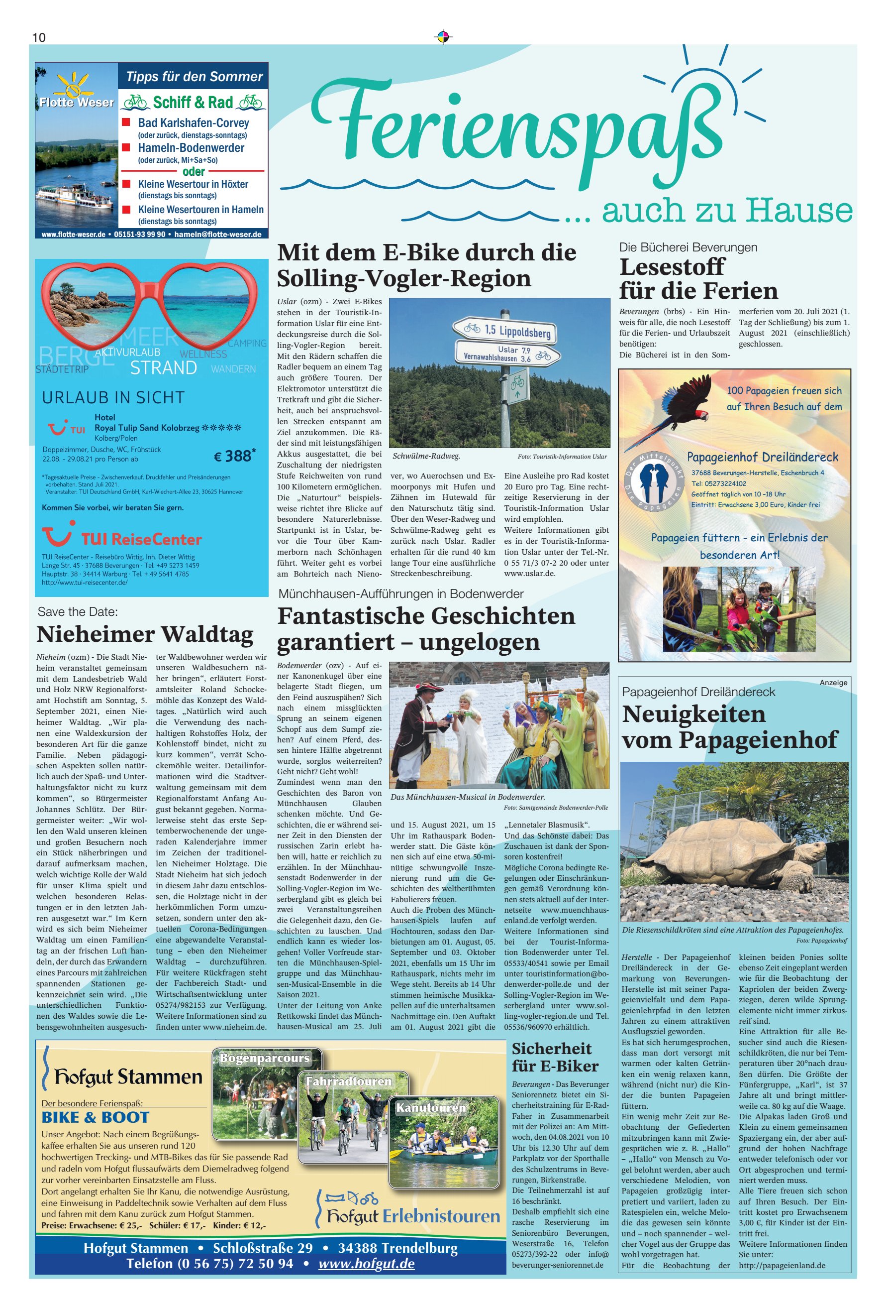 Ferienspaß E-Bike durch