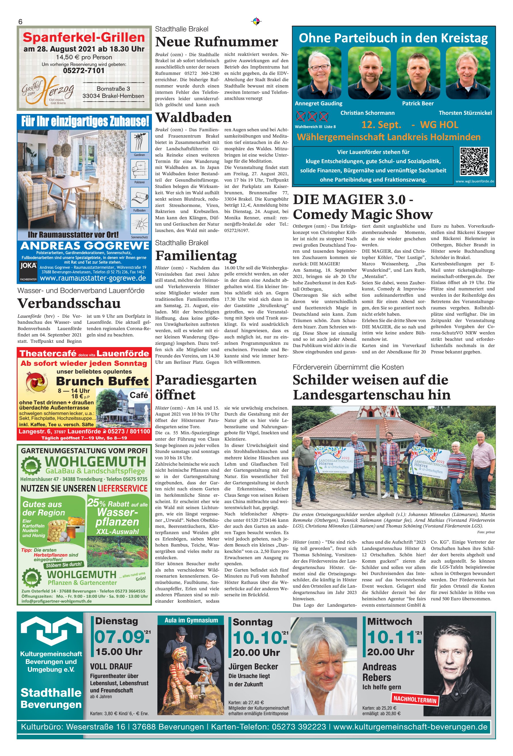 Verbandsschau Schilder weisen