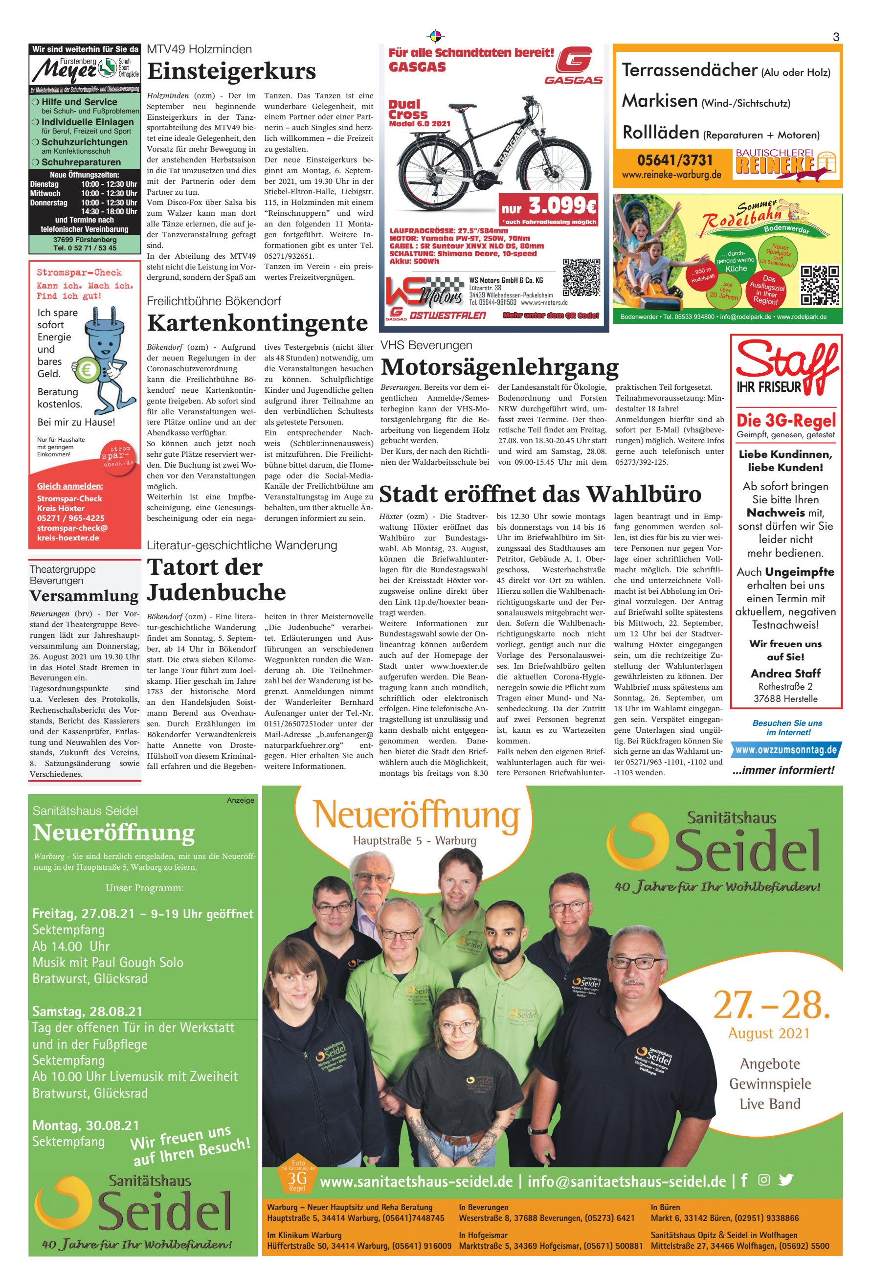 Neueröffnung Stadt eröffnet