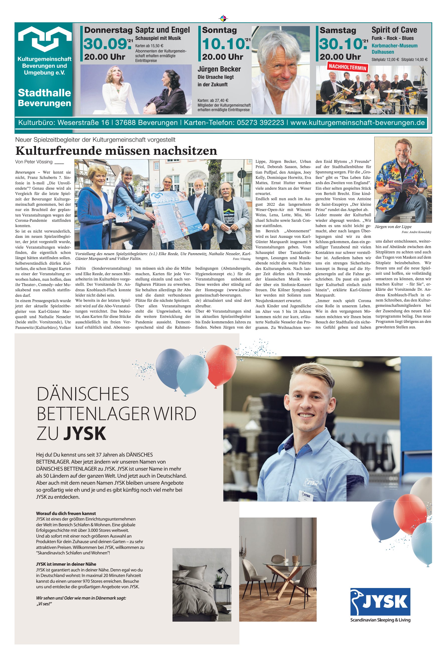 JYSK Kulturfreunde müssen