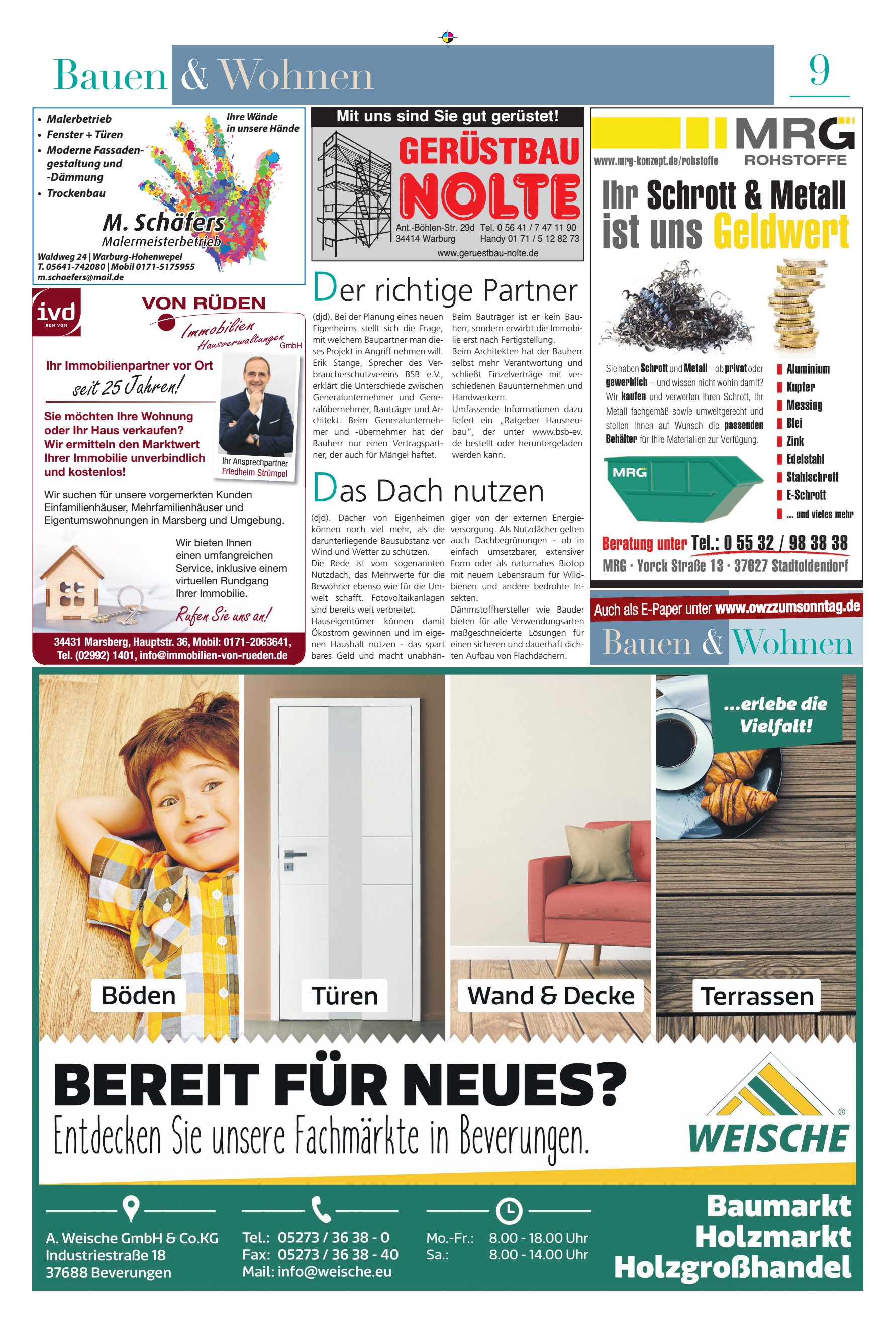 sind gerüstet Bauen