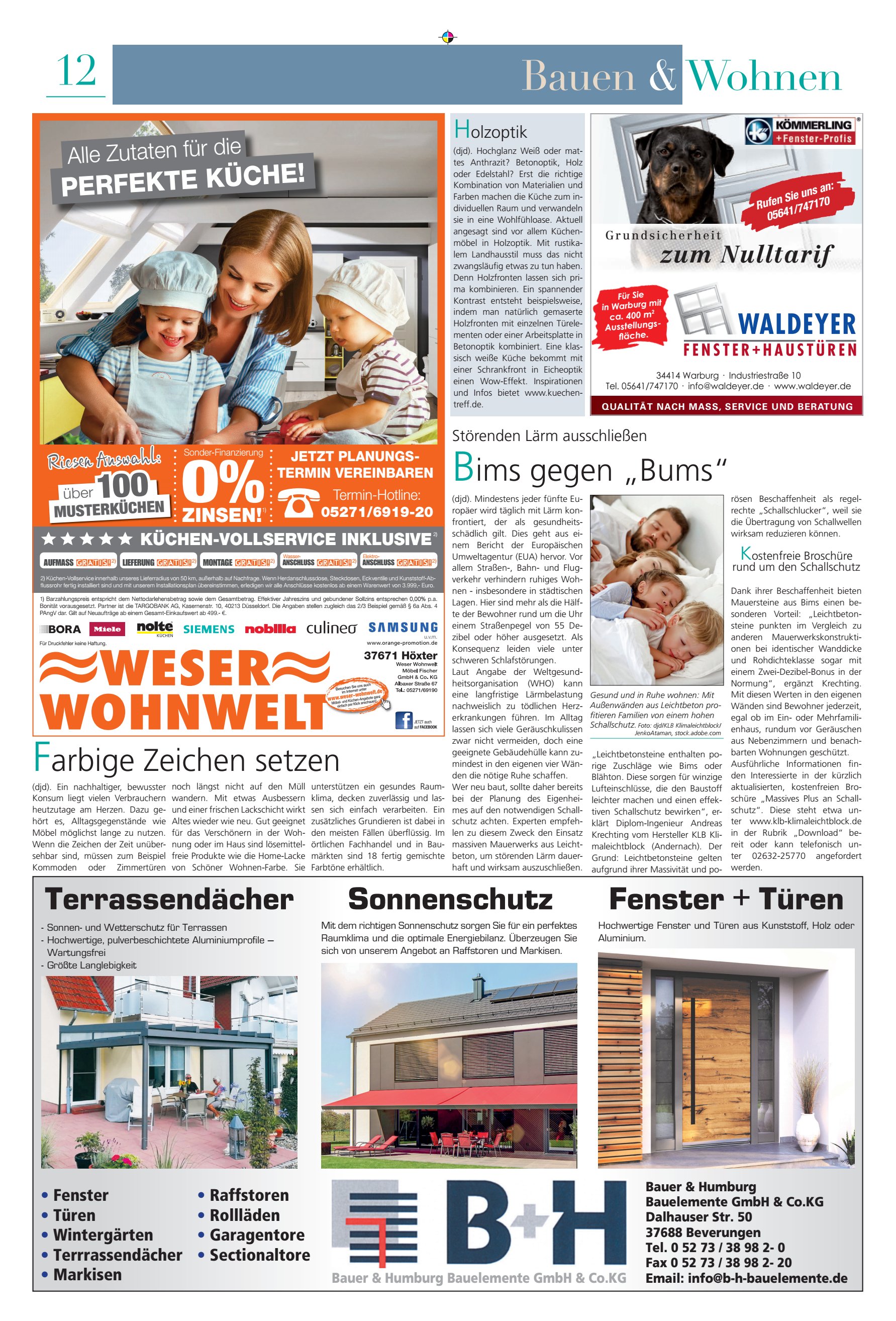 Bauen Wohnen Terrassendächer