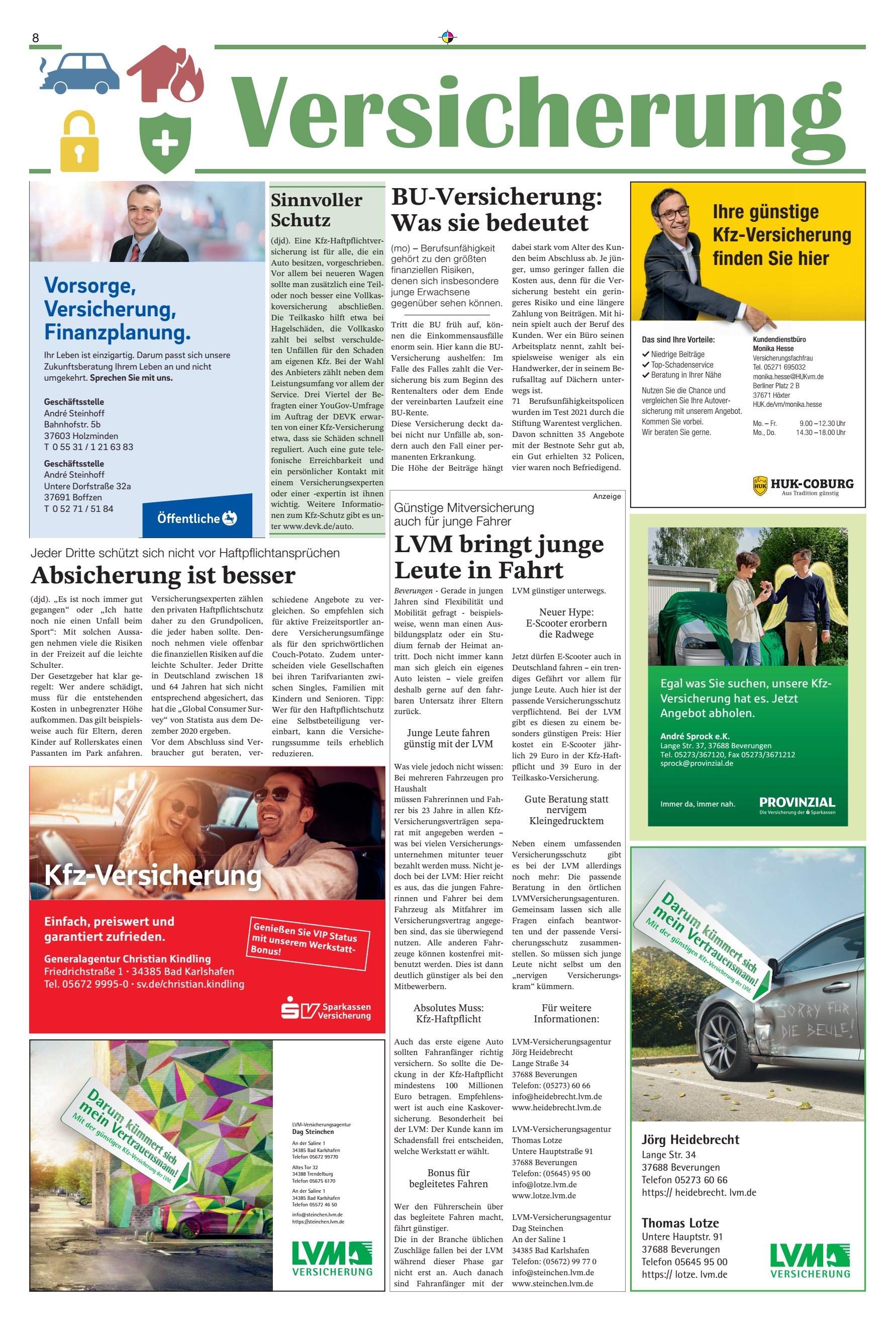 Versicherung bringt junge