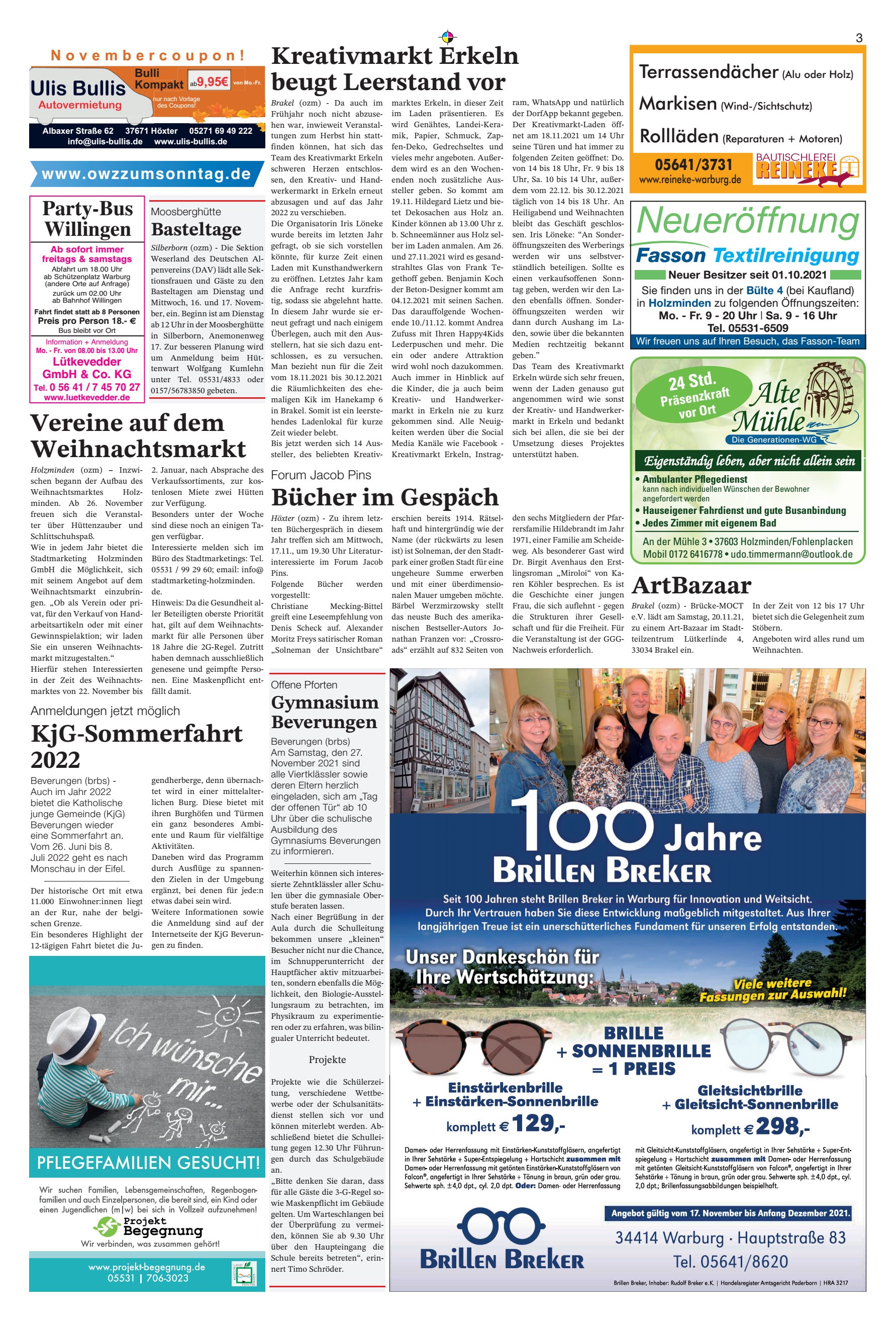 Kreativmarkt Erkeln beugt